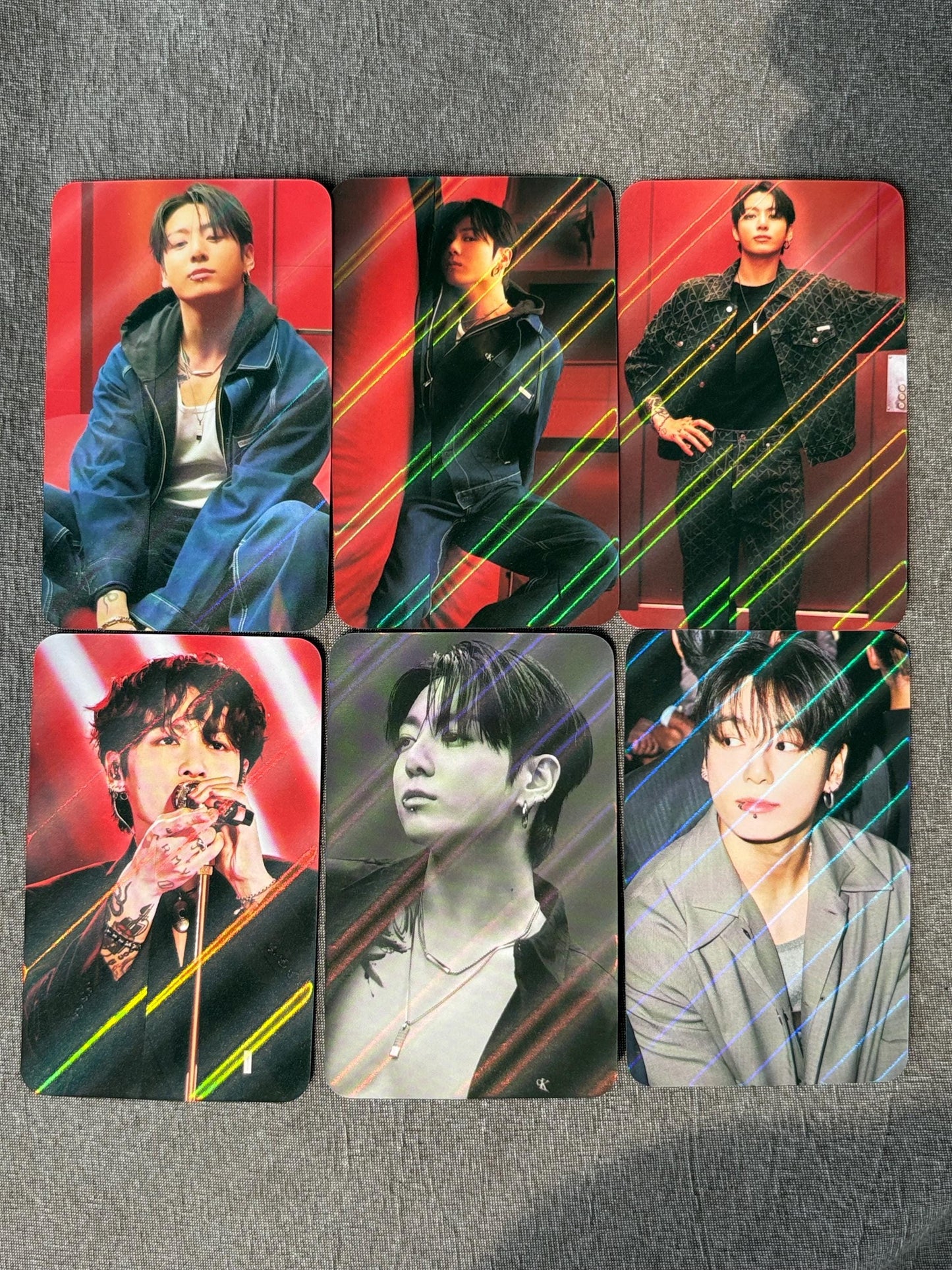 Jungkook 55pc holographic cards BTS Army gift