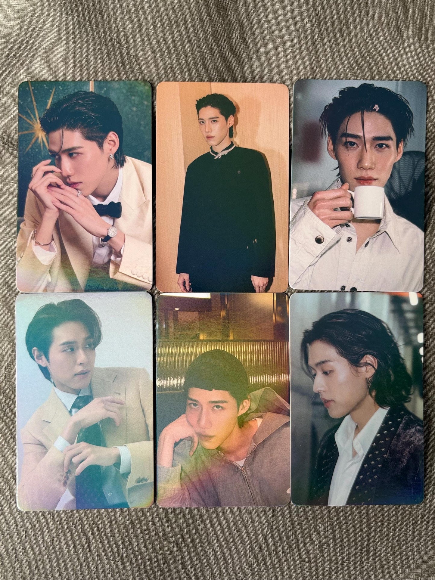 BKPP holographic Photocards, Putthipong Assaratanakul Billkin Krit Amnuaydechkorn Thai Drama Tpop Lomo Gift (50pc)