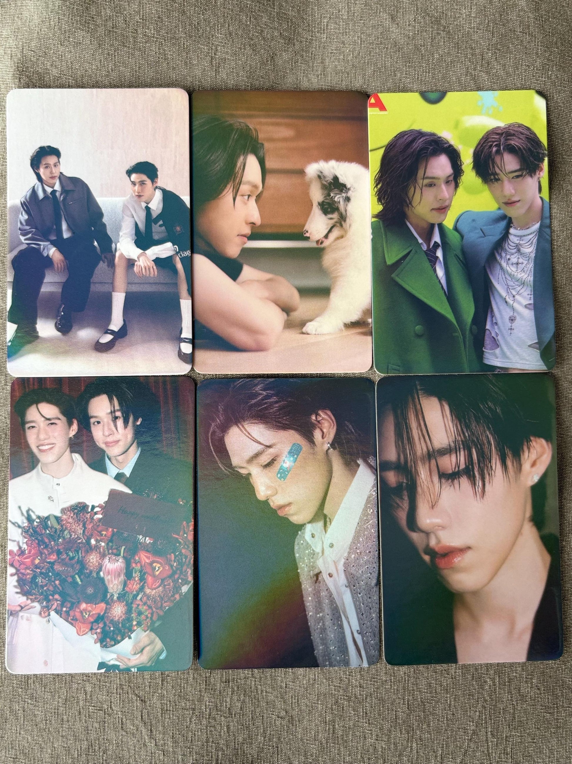 BKPP holographic Photocards, Putthipong Assaratanakul Billkin Krit Amnuaydechkorn Thai Drama Tpop Lomo Gift (50pc)