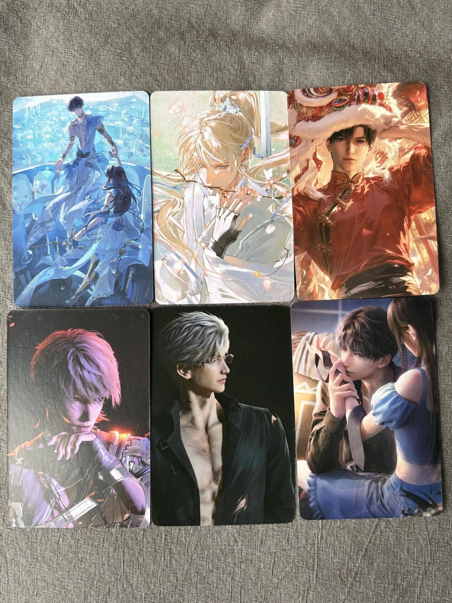 50pcs/set Sylus photo cards! Love and Deepspace LaDS Xavier Rafayel Zayne Caleb Otome gamer gift