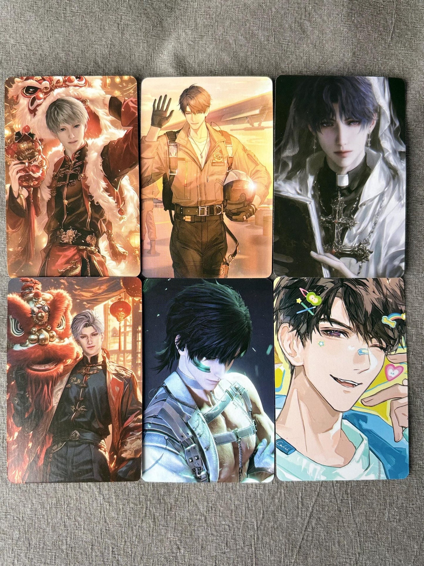 50pcs/set Sylus photo cards! Love and Deepspace LaDS Xavier Rafayel Zayne Caleb Otome gamer gift