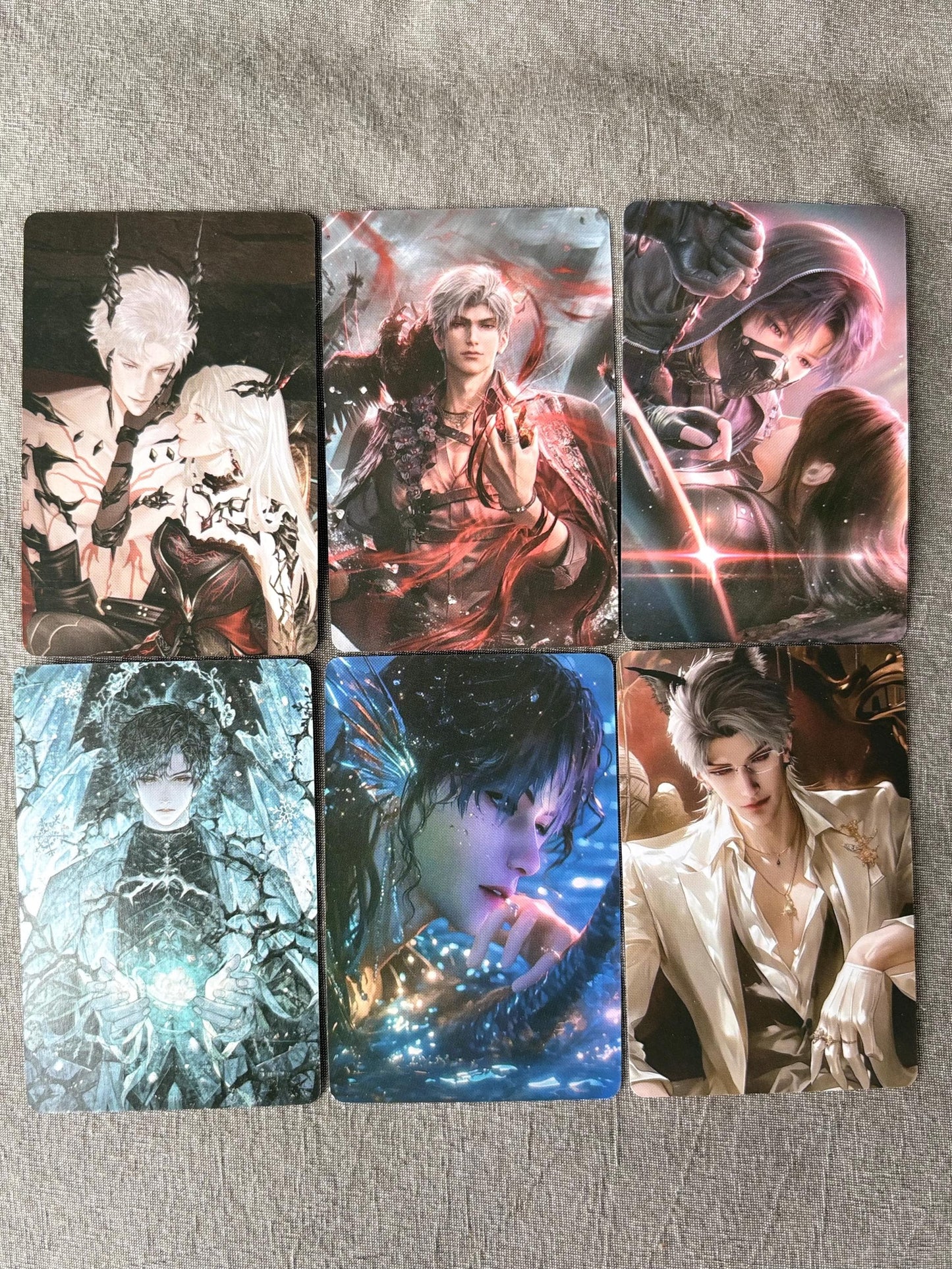 50pcs/set Sylus photo cards! Love and Deepspace LaDS Xavier Rafayel Zayne Caleb Otome gamer gift