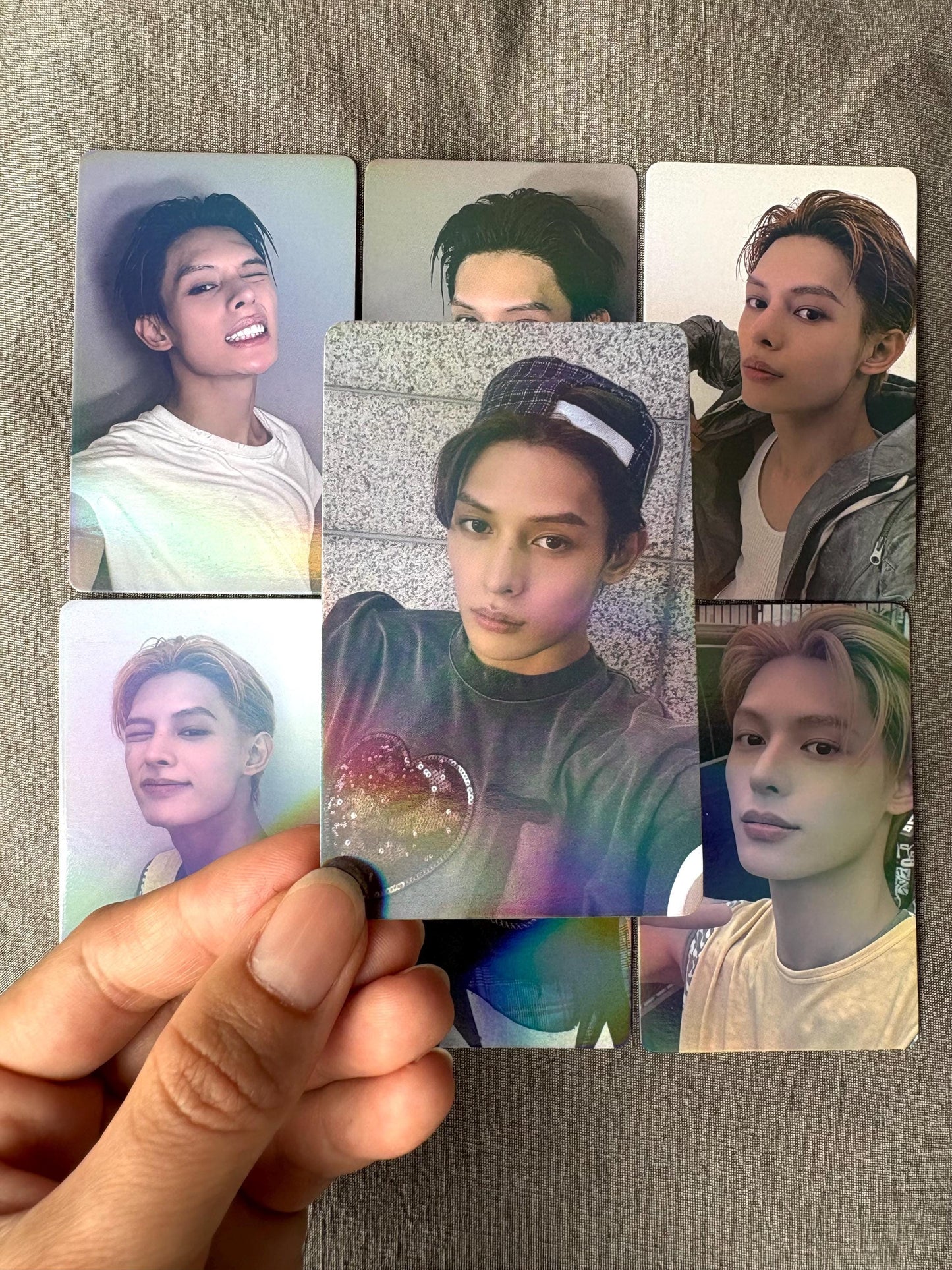 50pc/set James holographic photocards, Kpop merch lomo cards