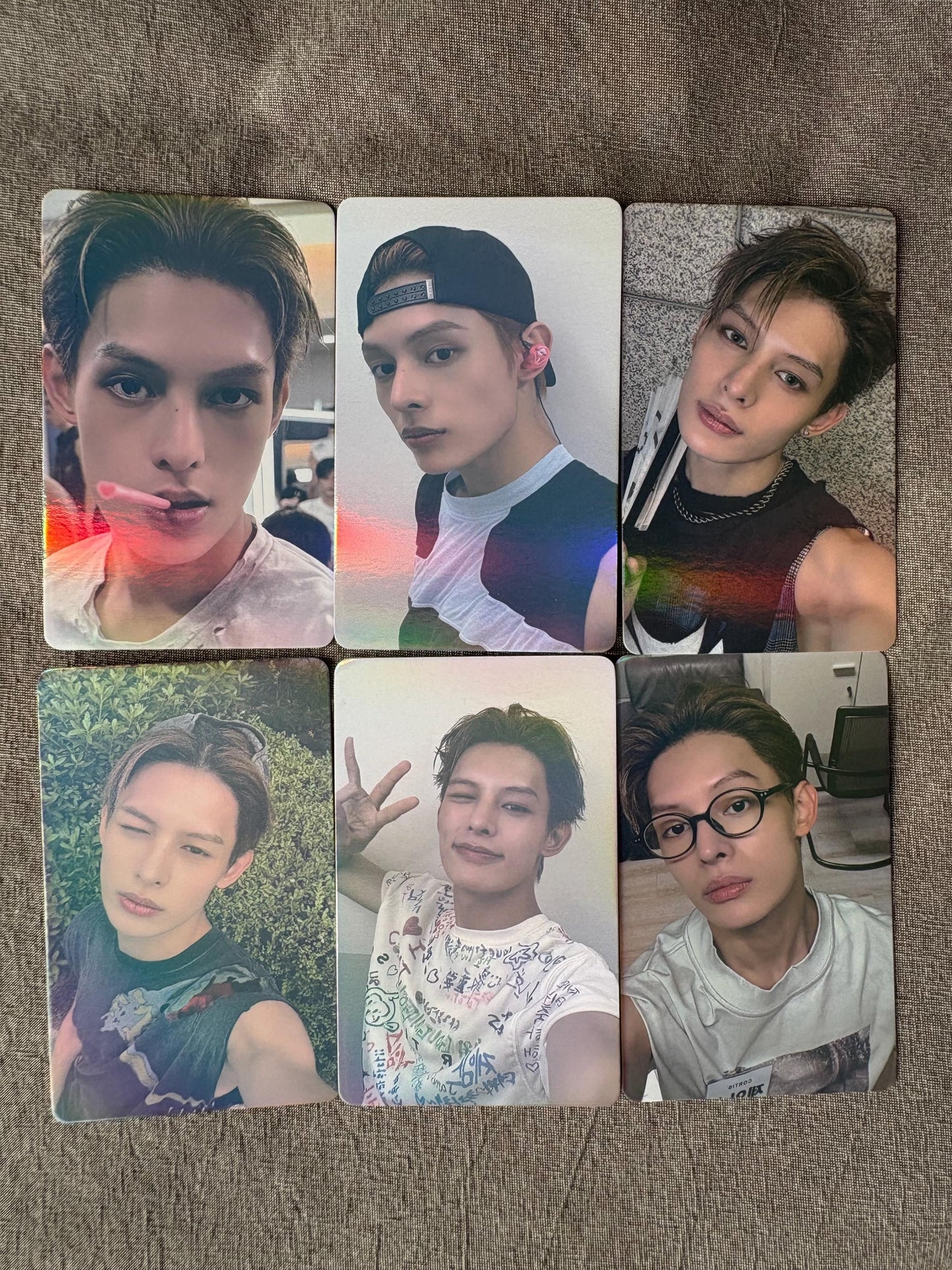 50pc/set James holographic photocards, Kpop merch lomo cards