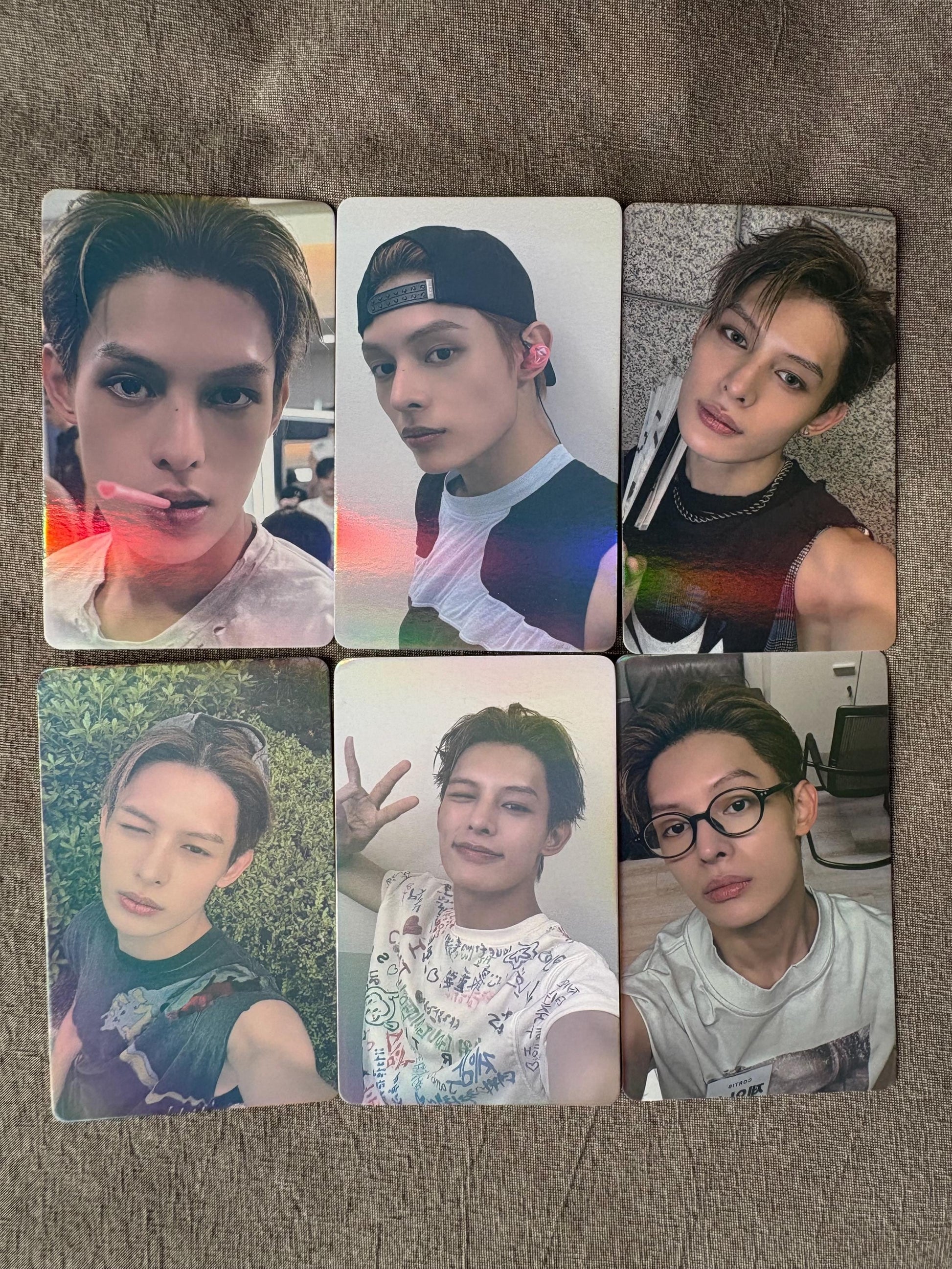 50pc/set James holographic photocards, Kpop merch lomo cards