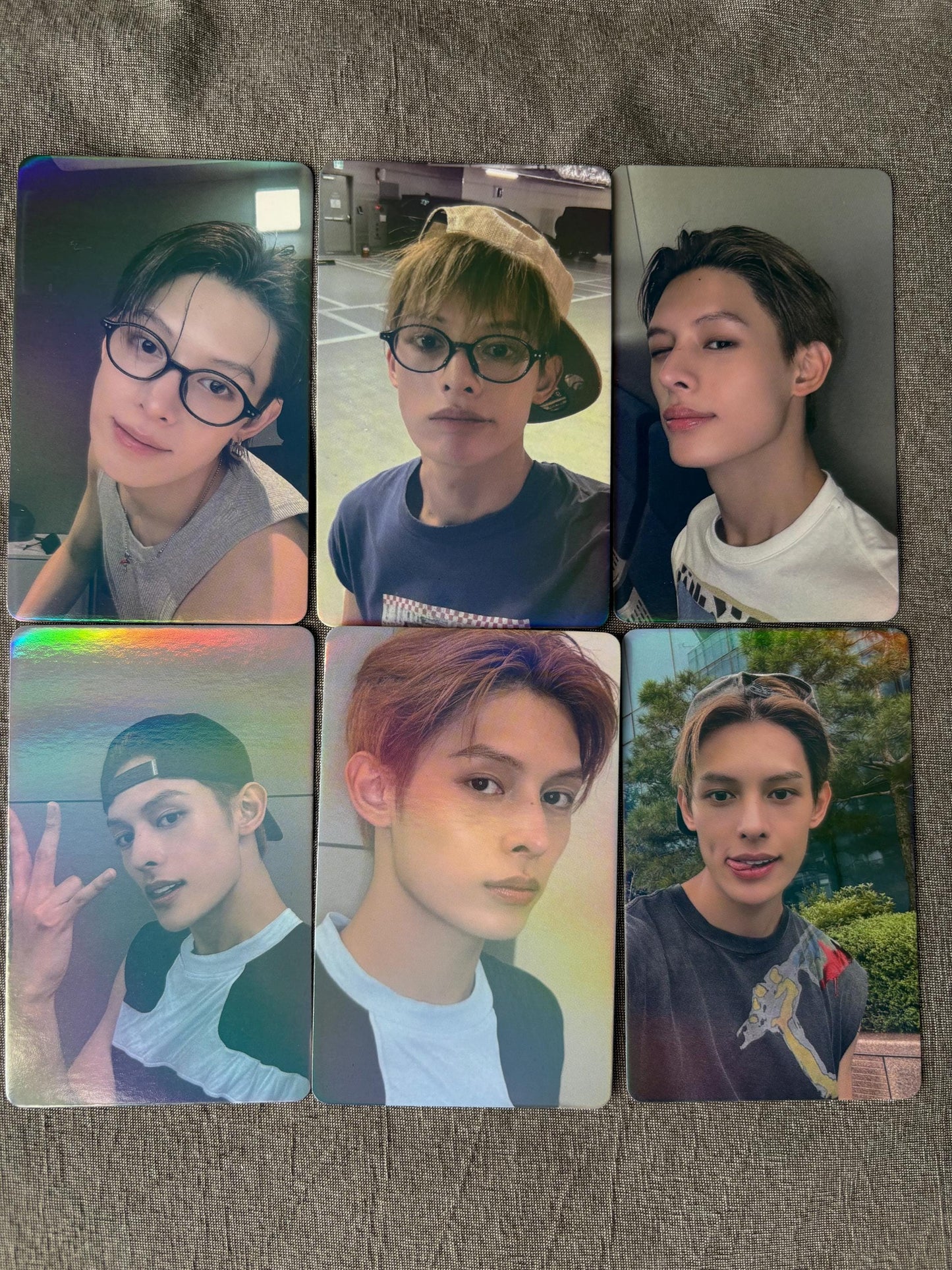 50pc/set James holographic photocards, Kpop merch lomo cards