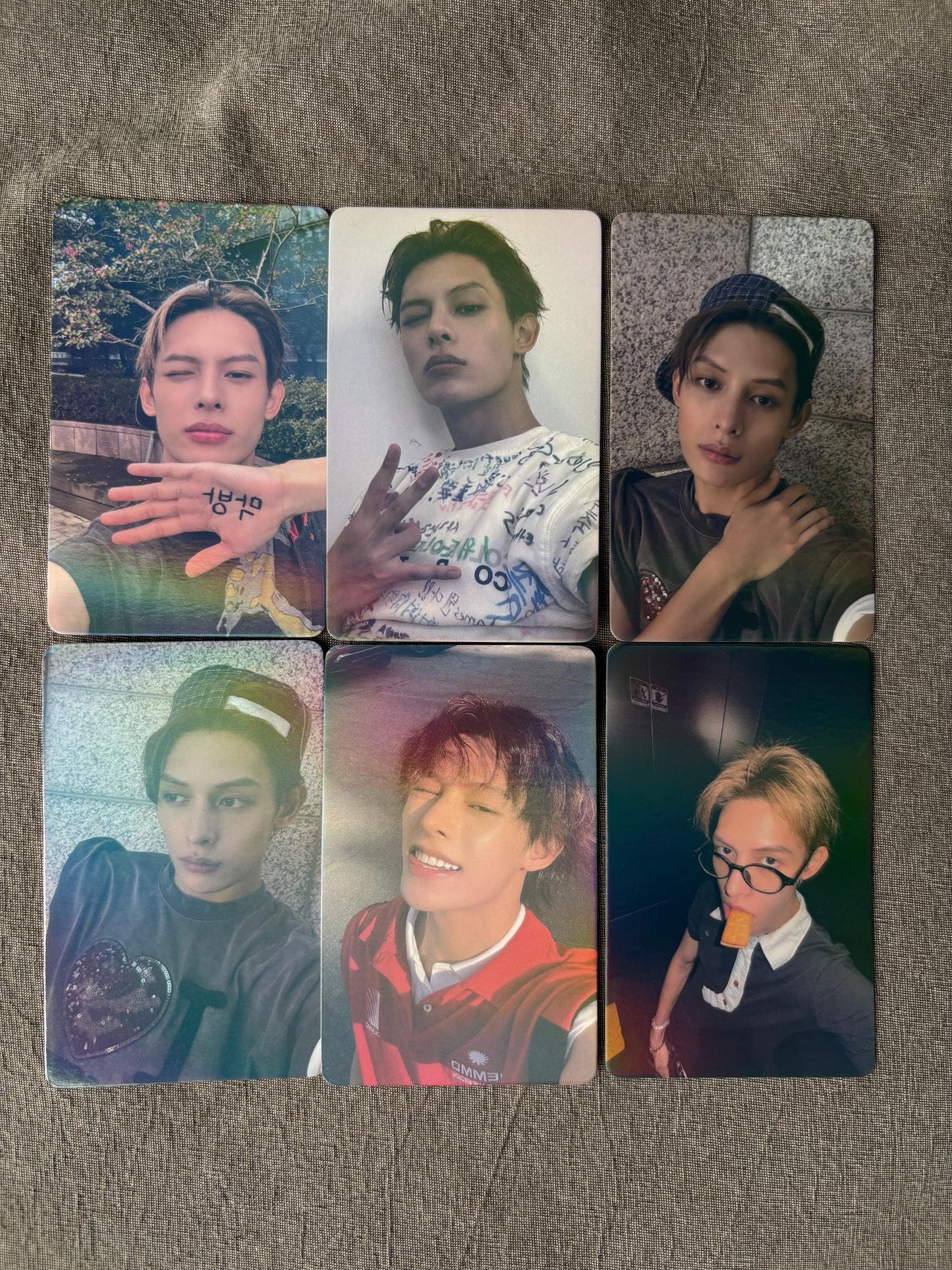 50pc/set James holographic photocards, Kpop merch lomo cards