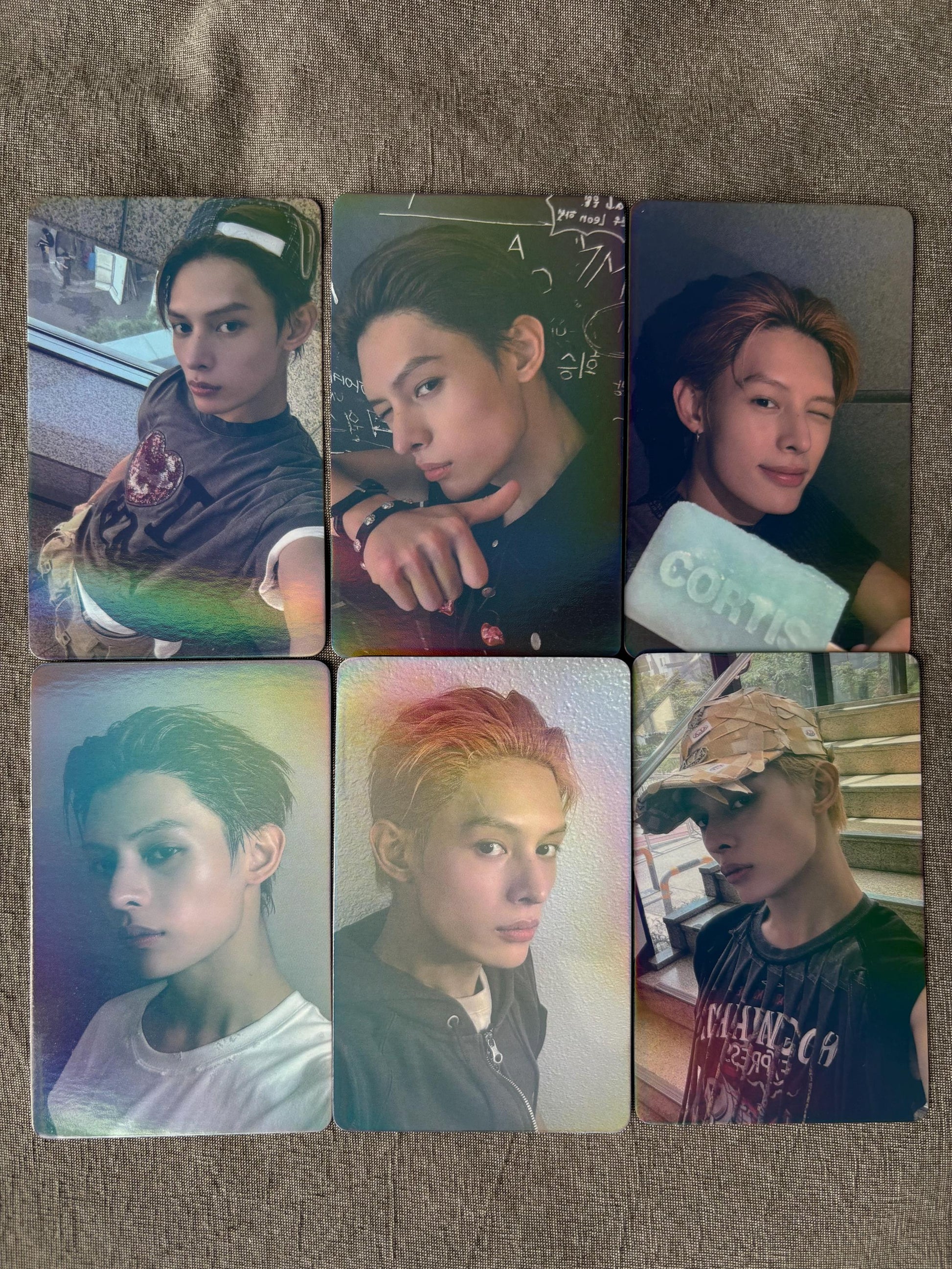 50pc/set James holographic photocards, Kpop merch lomo cards