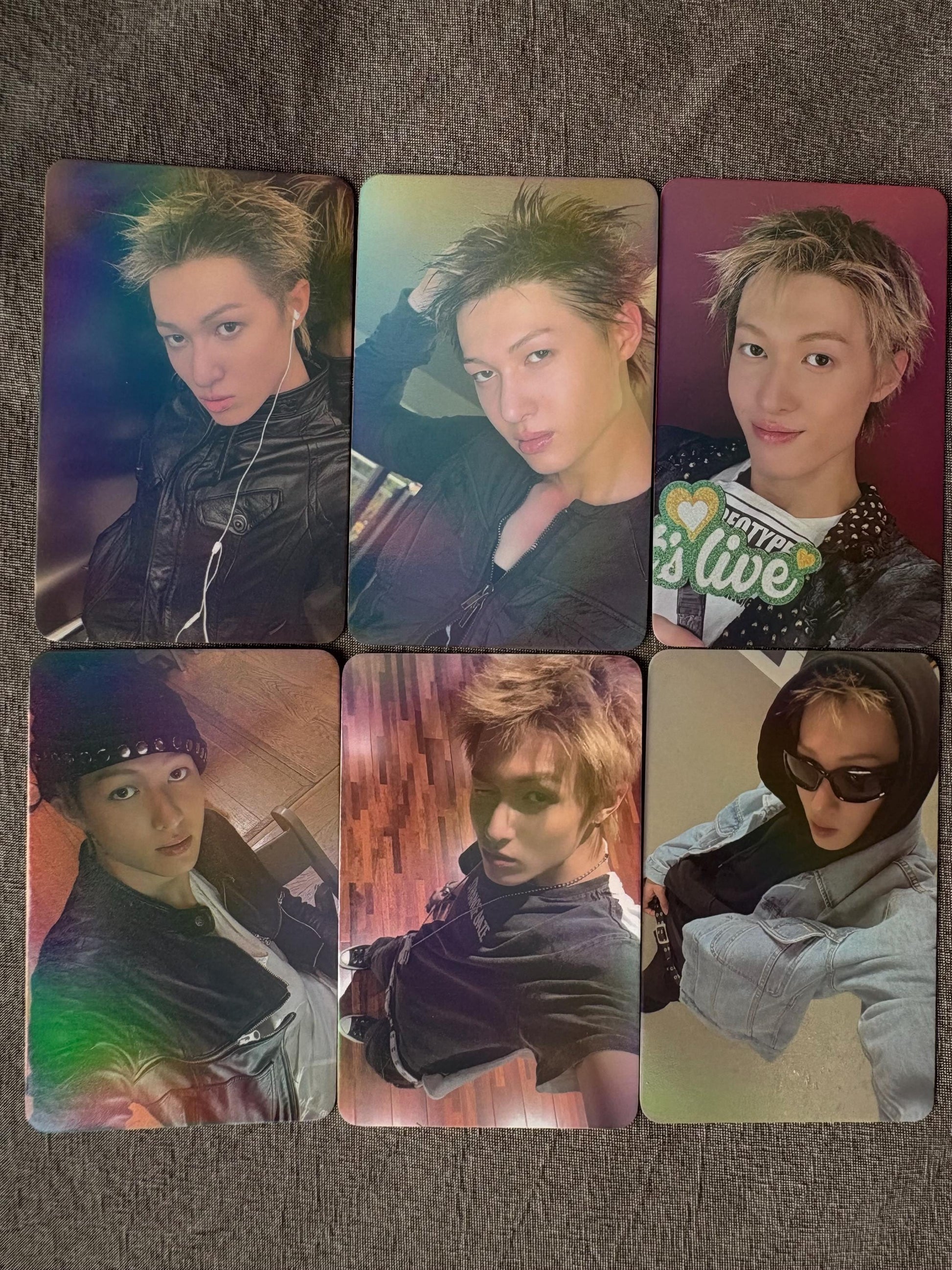 50pc/set Martin holographic photocards, Kpop C O R T I S lomo cards