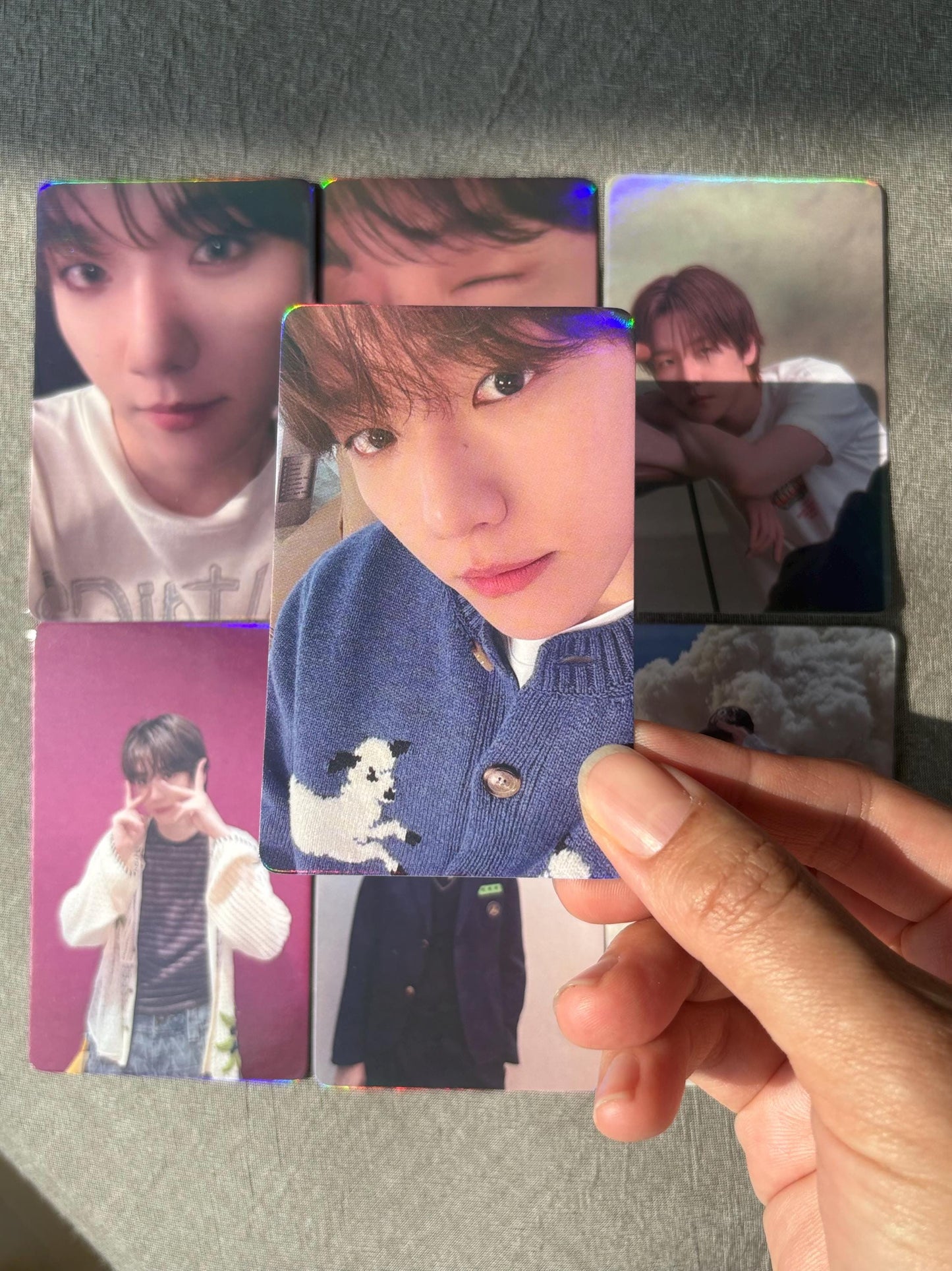 Baekhyun 50pc/set Kpop merch EXO Byun Baek-hyun holographic lomo cards