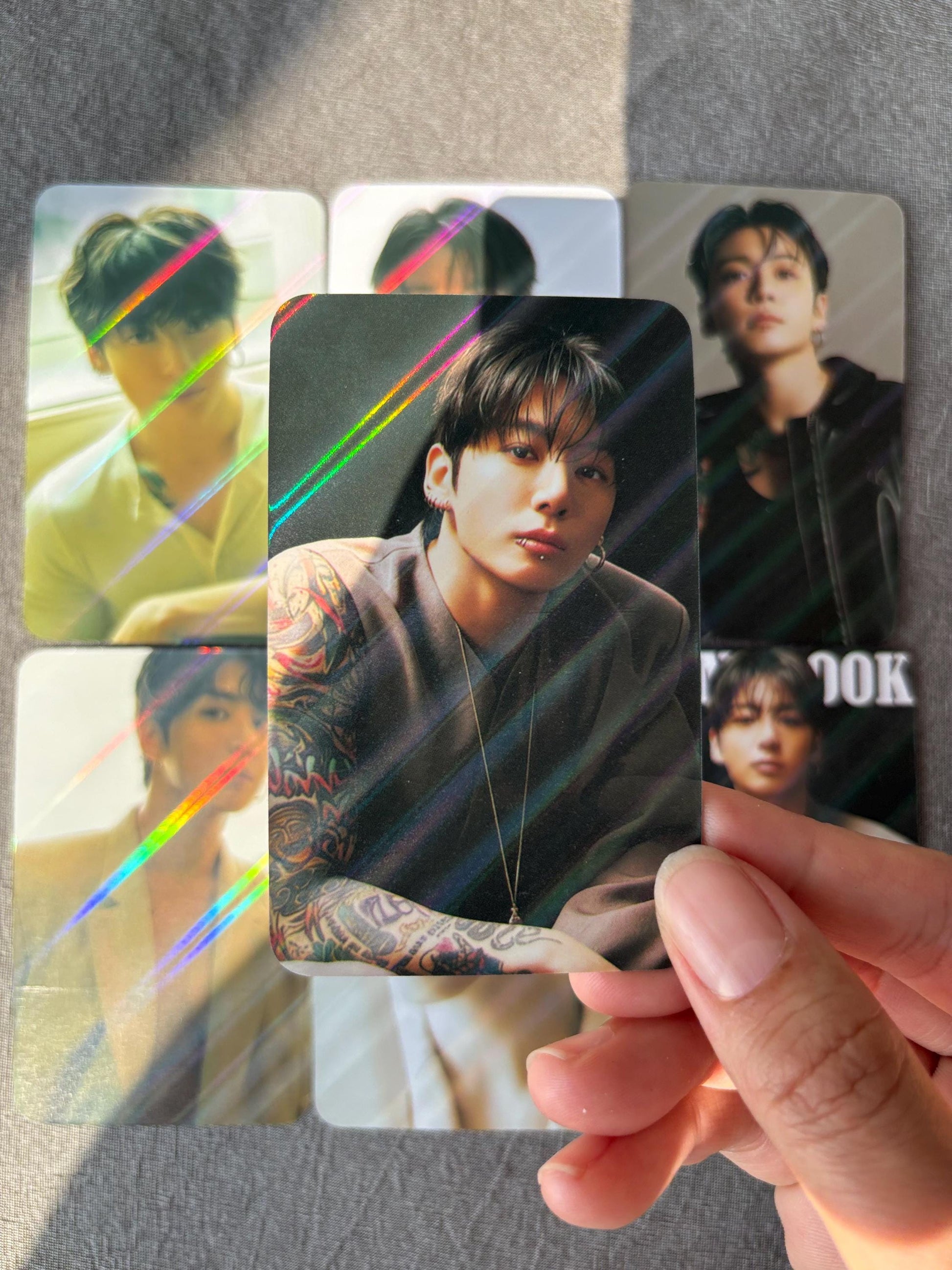 Jungkook 55pc holographic cards BTS Army gift