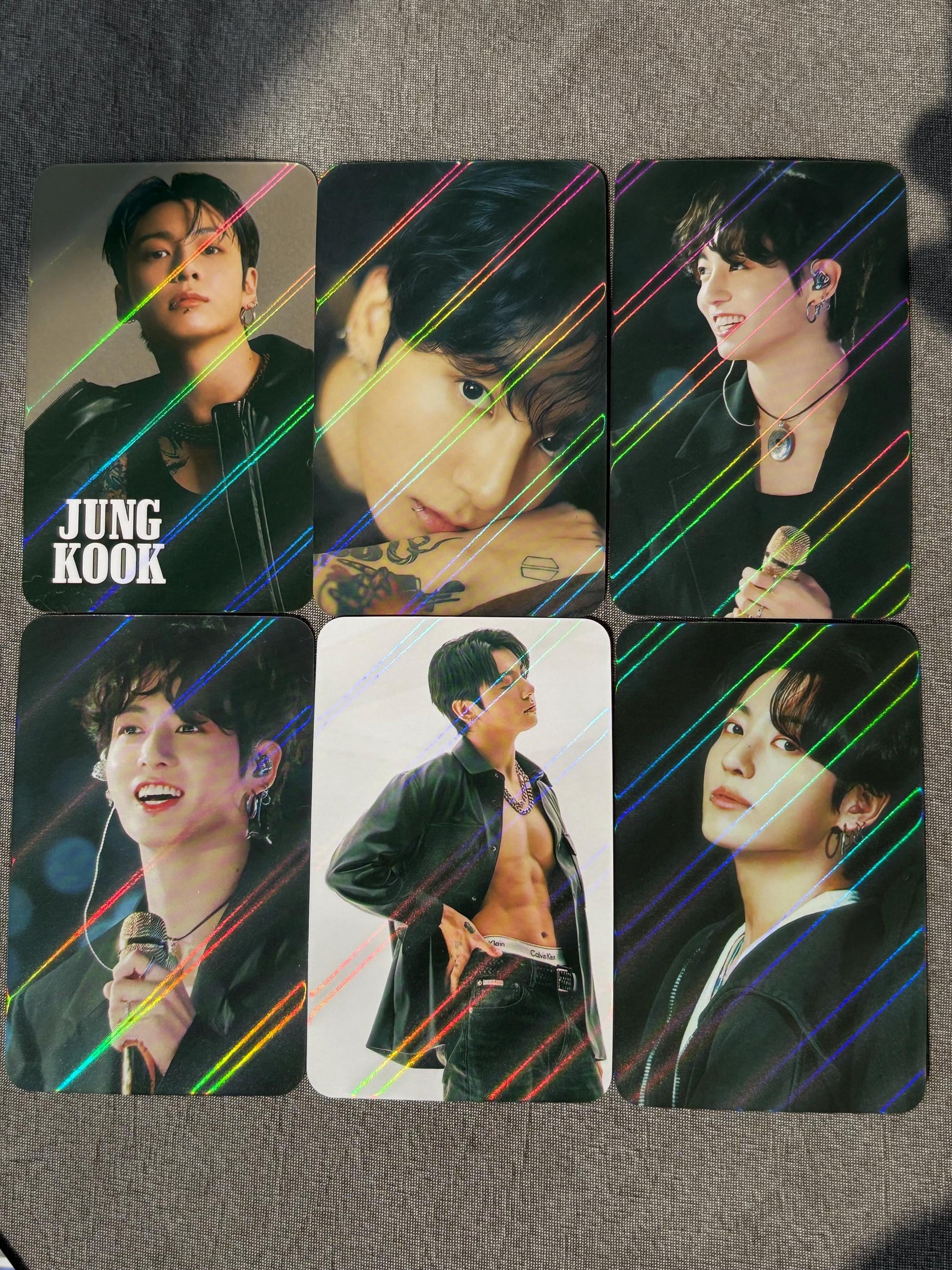 Jungkook 55pc holographic cards BTS Army gift