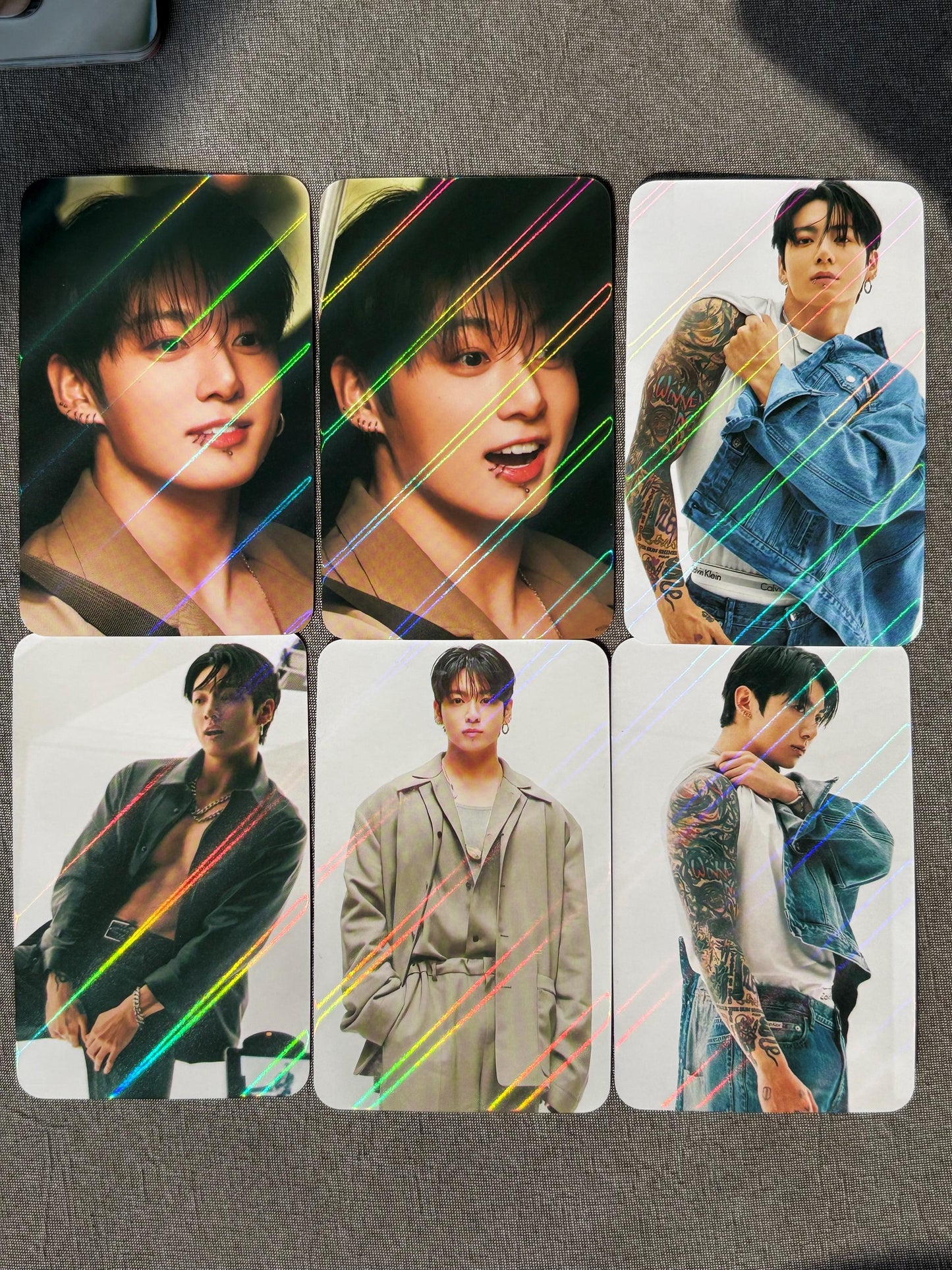 Jungkook 55pc holographic cards BTS Army gift