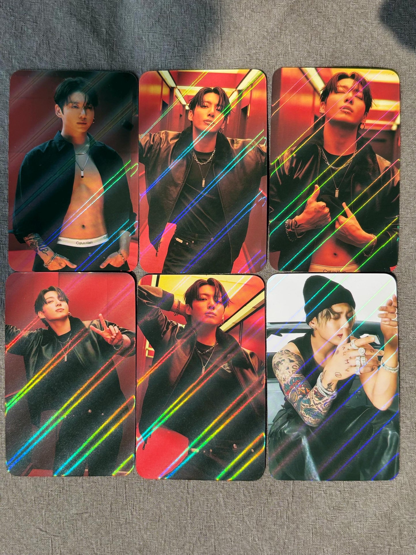 Jungkook 55pc holographic cards BTS Army gift