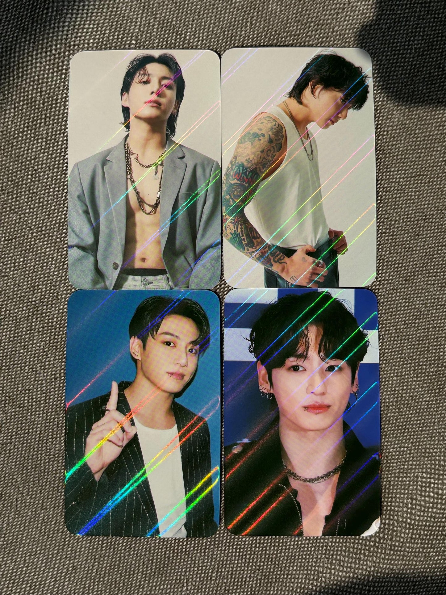 Jungkook 55pc holographic cards BTS Army gift