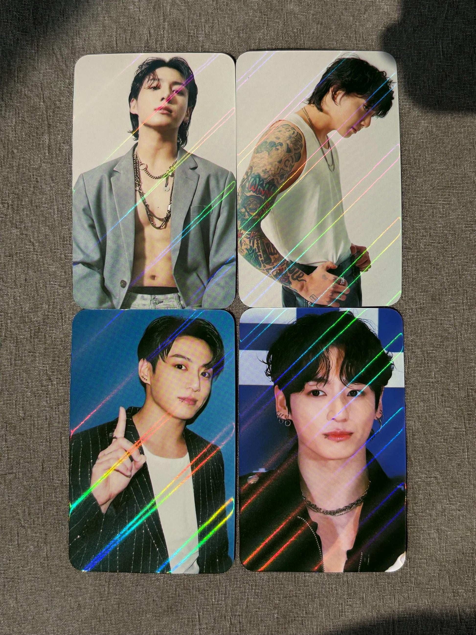 Jungkook 55pc holographic cards BTS Army gift