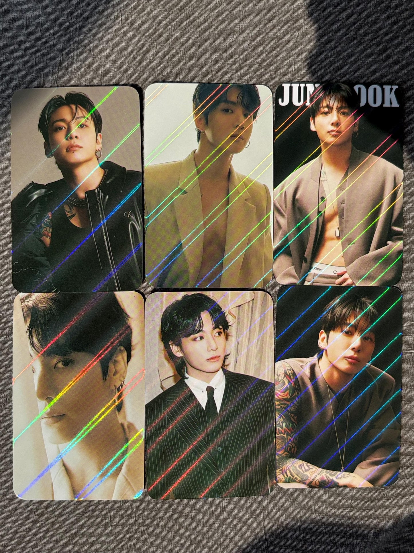 Jungkook 55pc holographic cards BTS Army gift