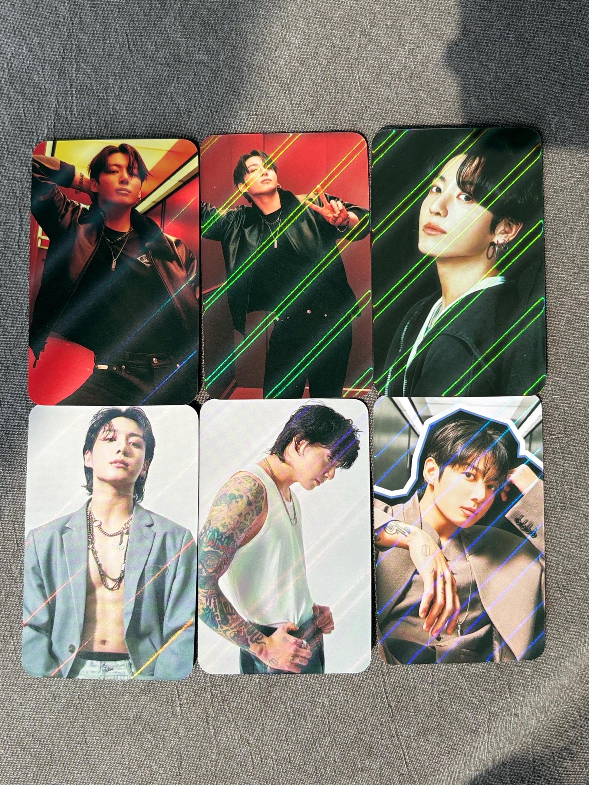 Jungkook 55pc holographic cards BTS Army gift
