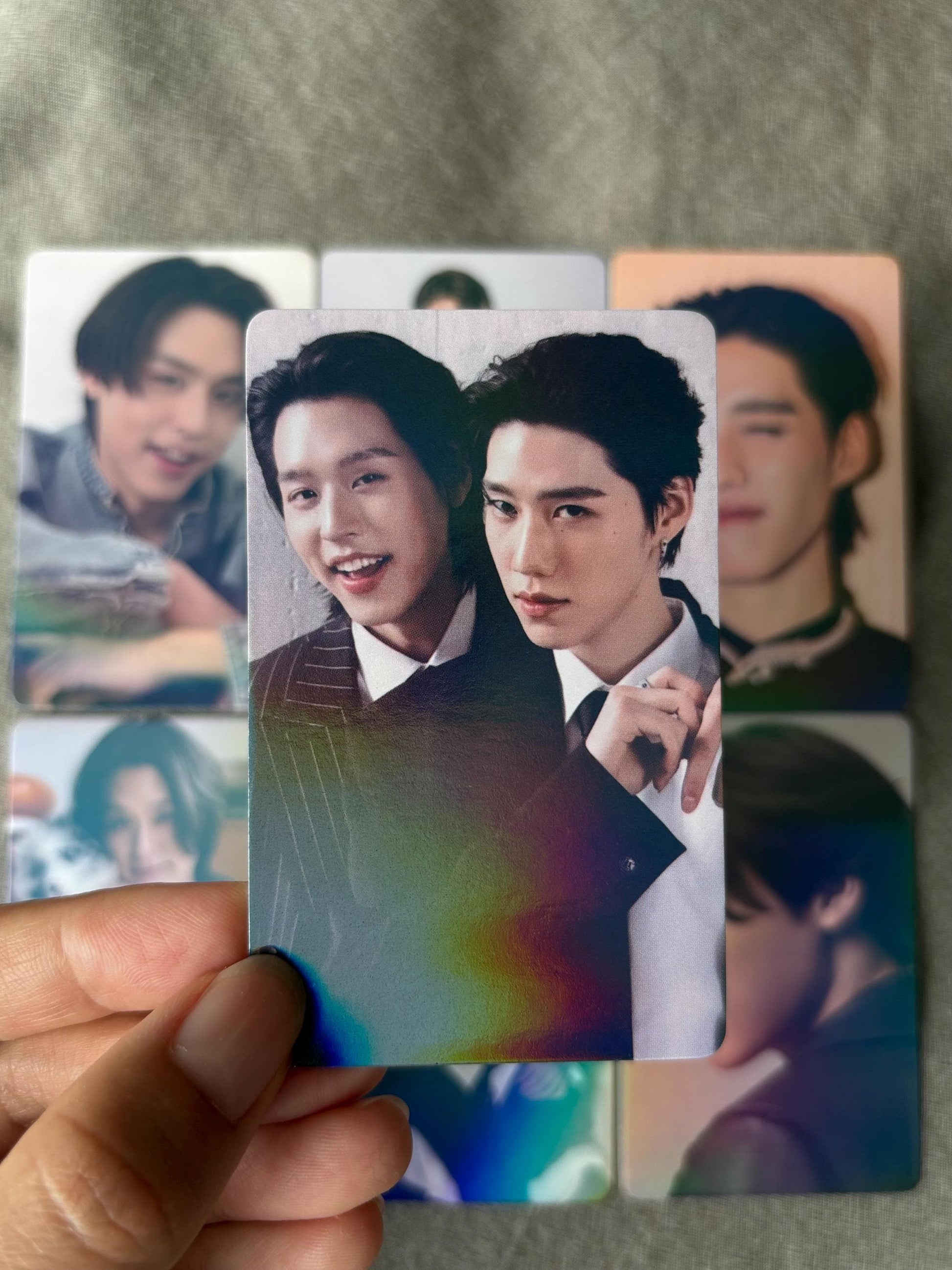 BKPP holographic Photocards, Putthipong Assaratanakul Billkin Krit Amnuaydechkorn Thai Drama Tpop Lomo Gift (50pc)