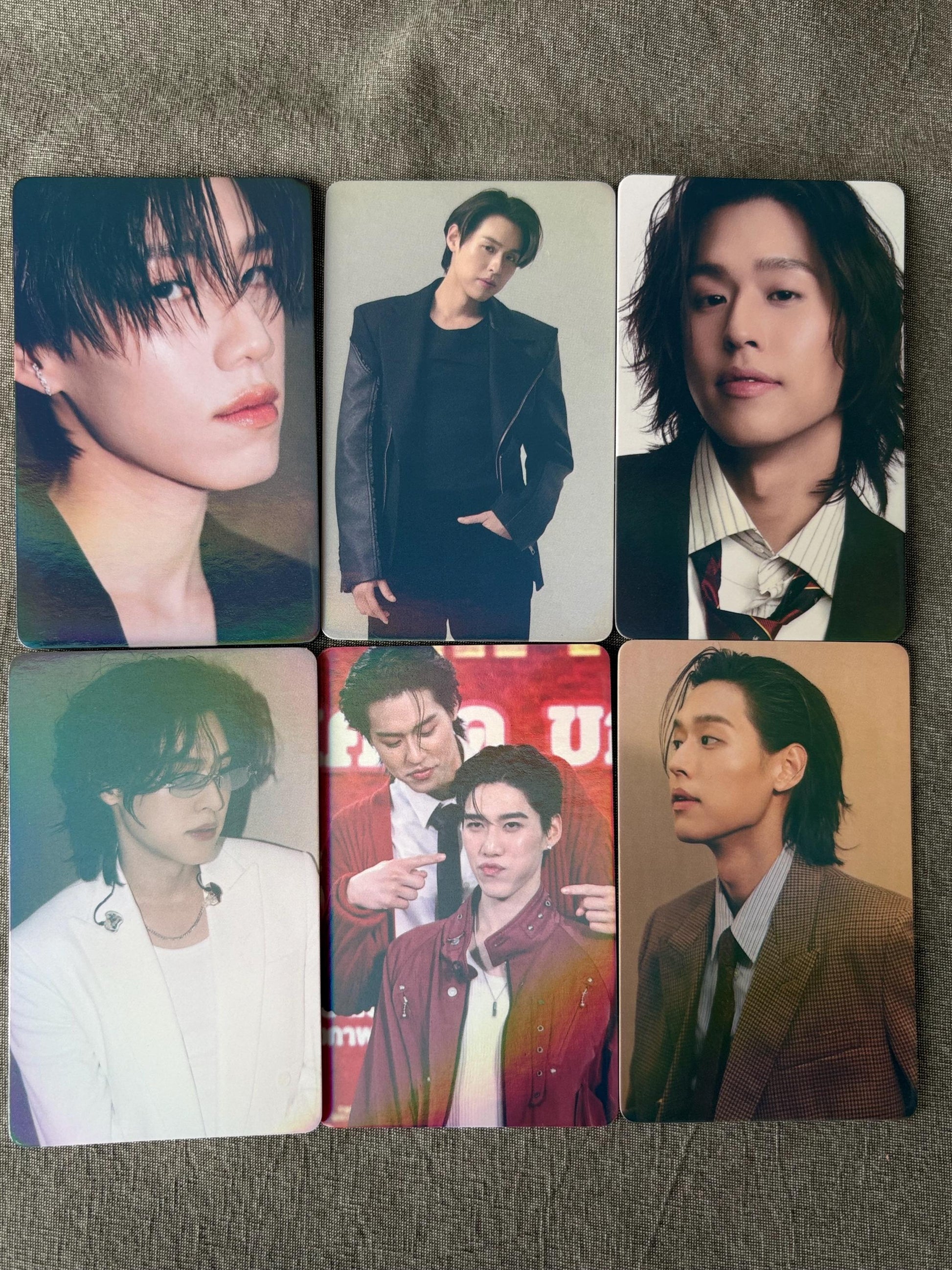 BKPP holographic Photocards, Putthipong Assaratanakul Billkin Krit Amnuaydechkorn Thai Drama Tpop Lomo Gift (50pc)
