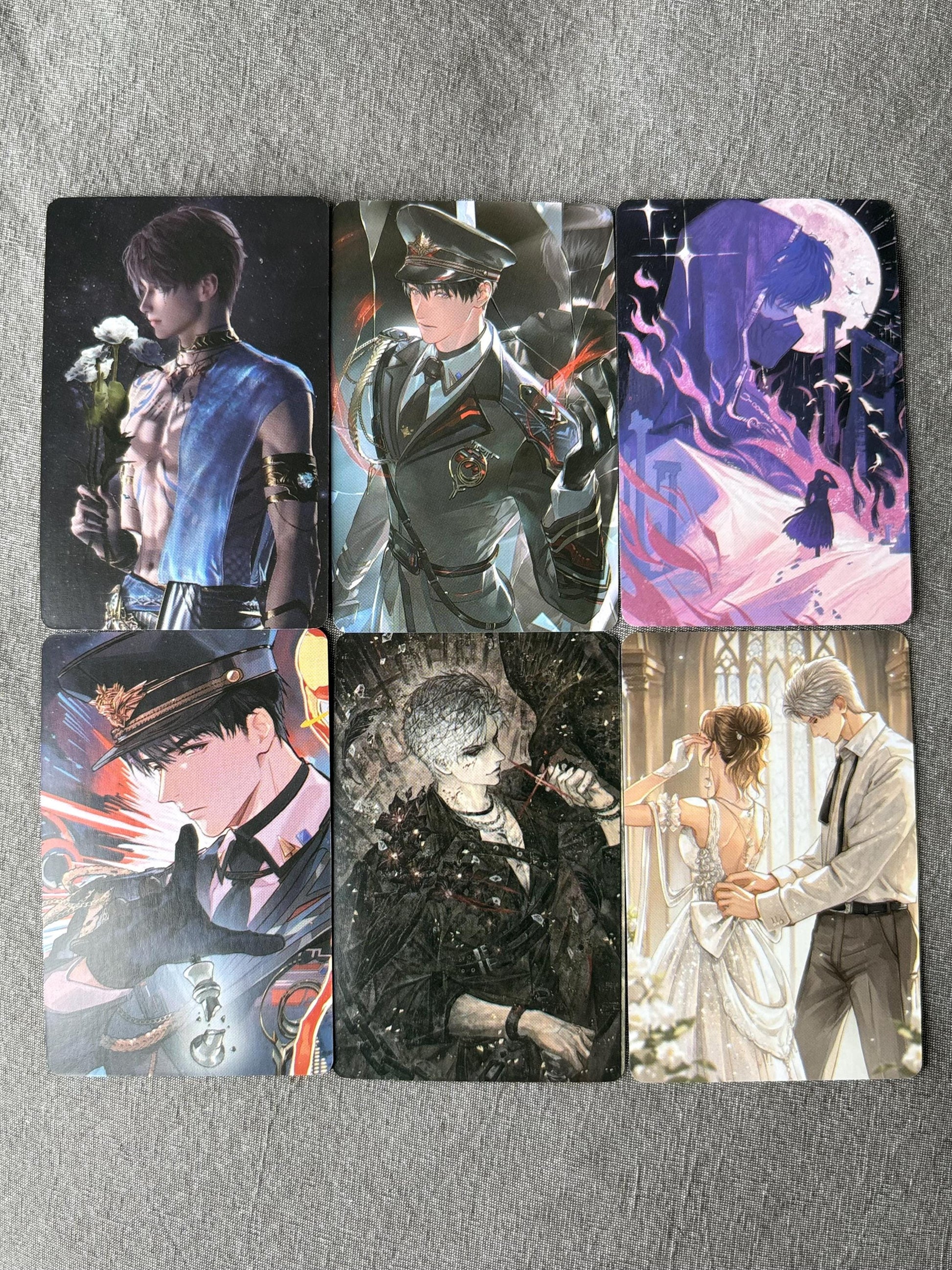 50pcs/set Sylus photo cards! Love and Deepspace LaDS Xavier Rafayel Zayne Caleb Otome gamer gift