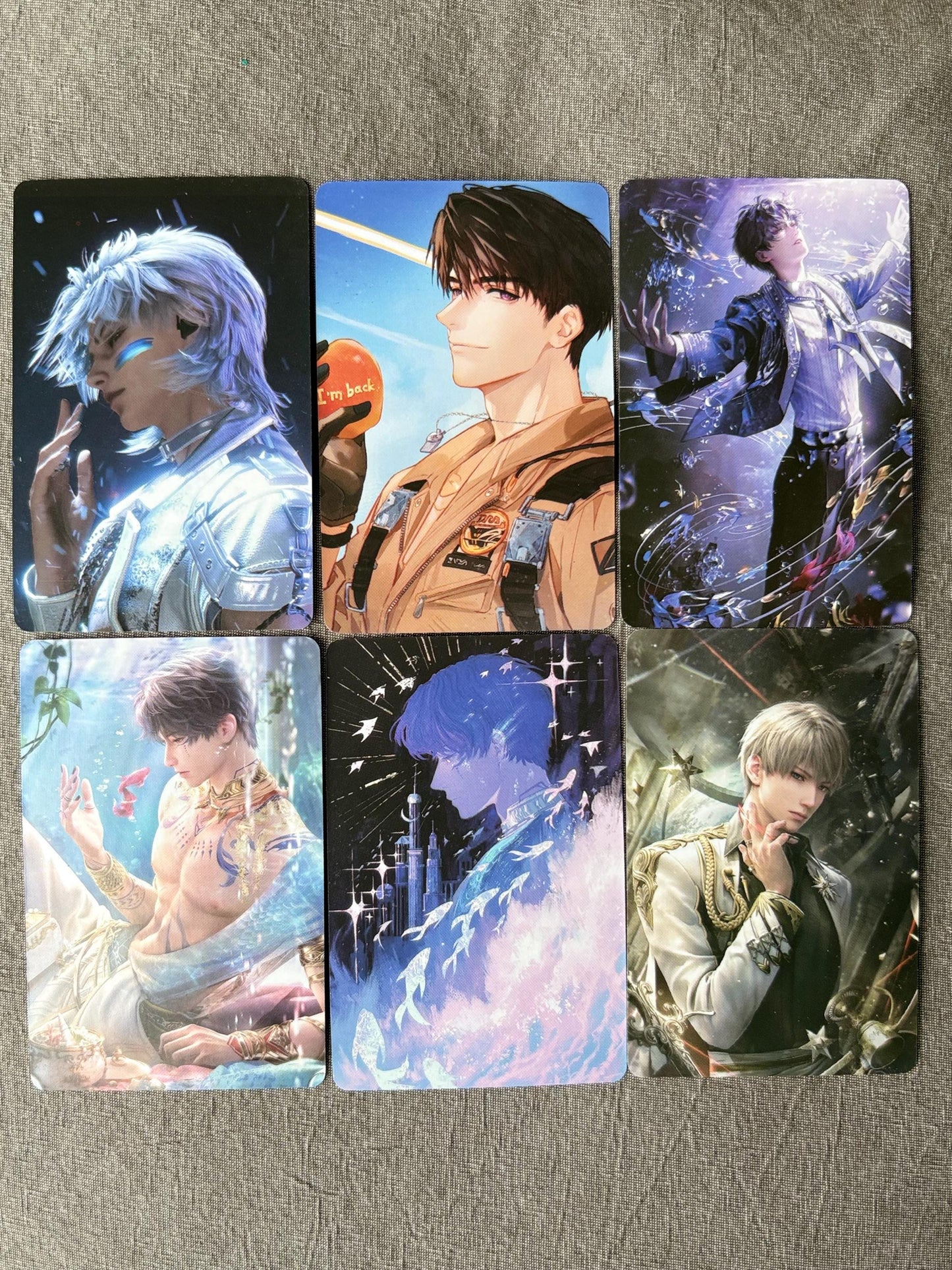 50pcs/set Sylus photo cards! Love and Deepspace LaDS Xavier Rafayel Zayne Caleb Otome gamer gift