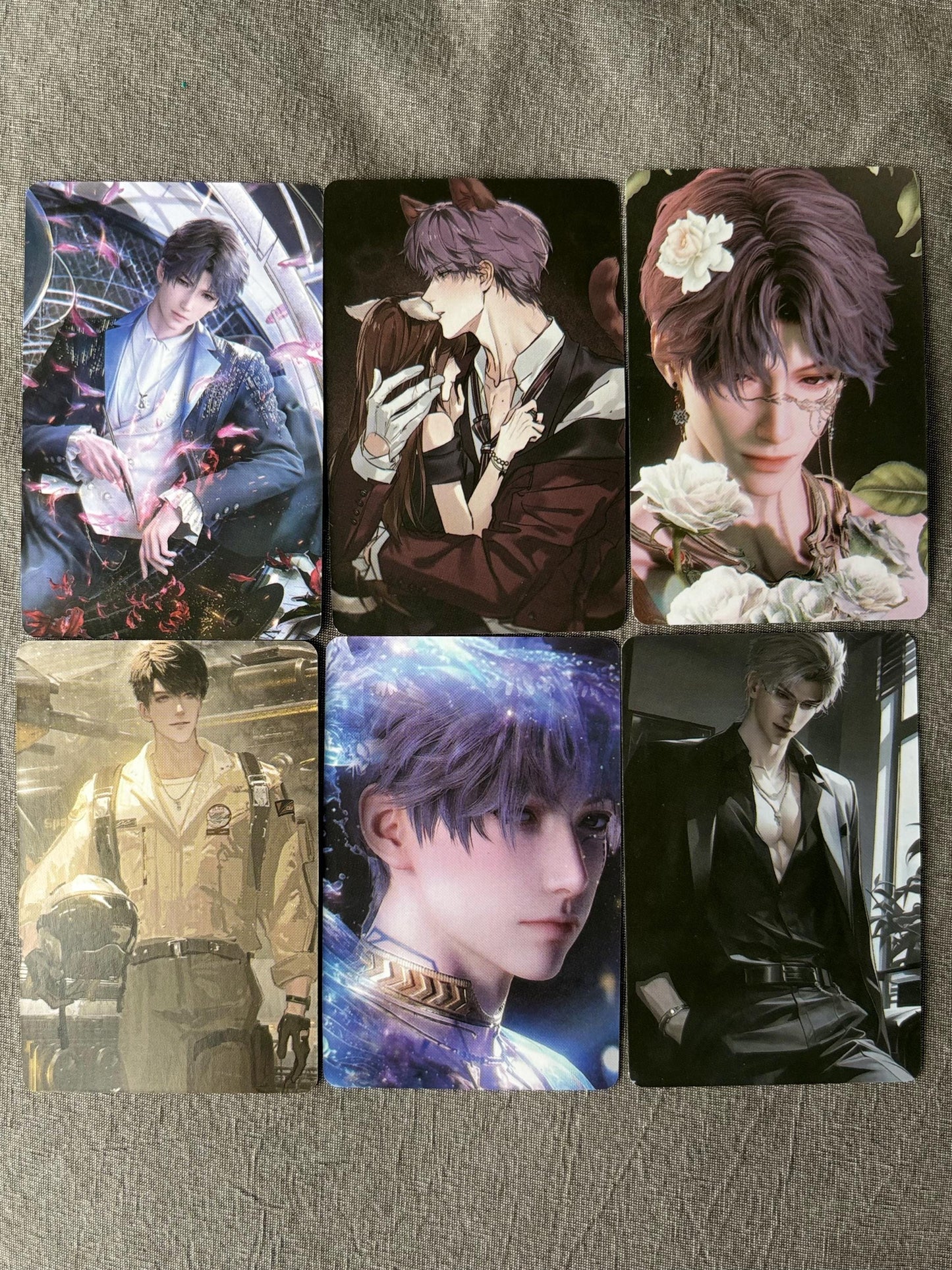50pcs/set Sylus photo cards! Love and Deepspace LaDS Xavier Rafayel Zayne Caleb Otome gamer gift