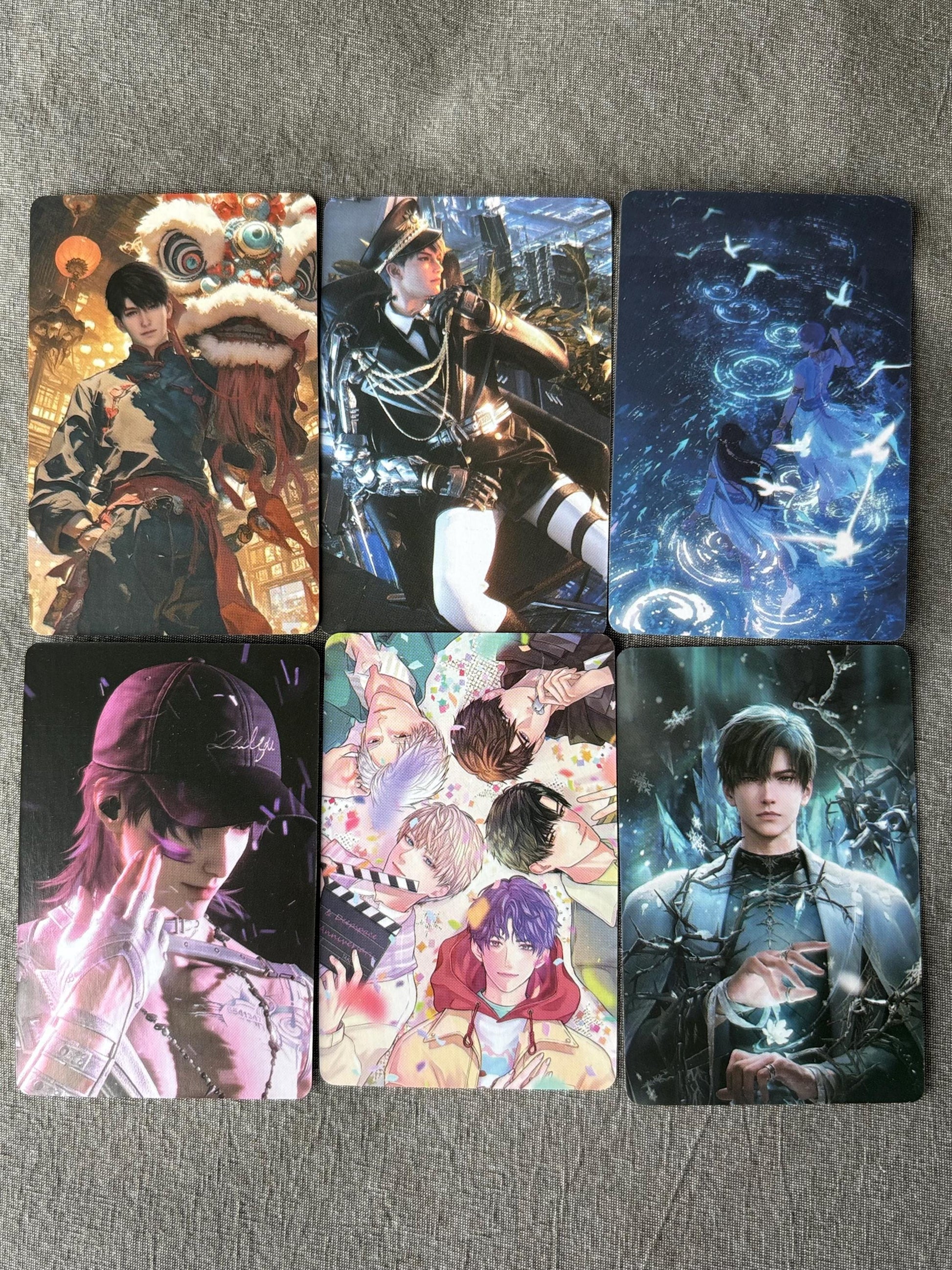 50pcs/set Sylus photo cards! Love and Deepspace LaDS Xavier Rafayel Zayne Caleb Otome gamer gift