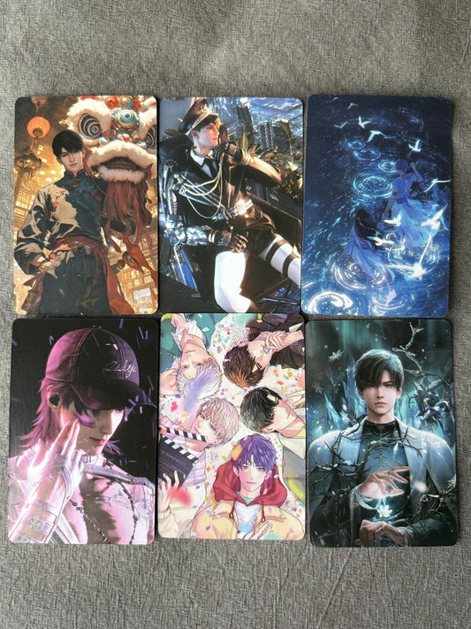 50pcs/set Sylus photo cards! Love and Deepspace LaDS Xavier Rafayel Zayne Caleb Otome gamer gift