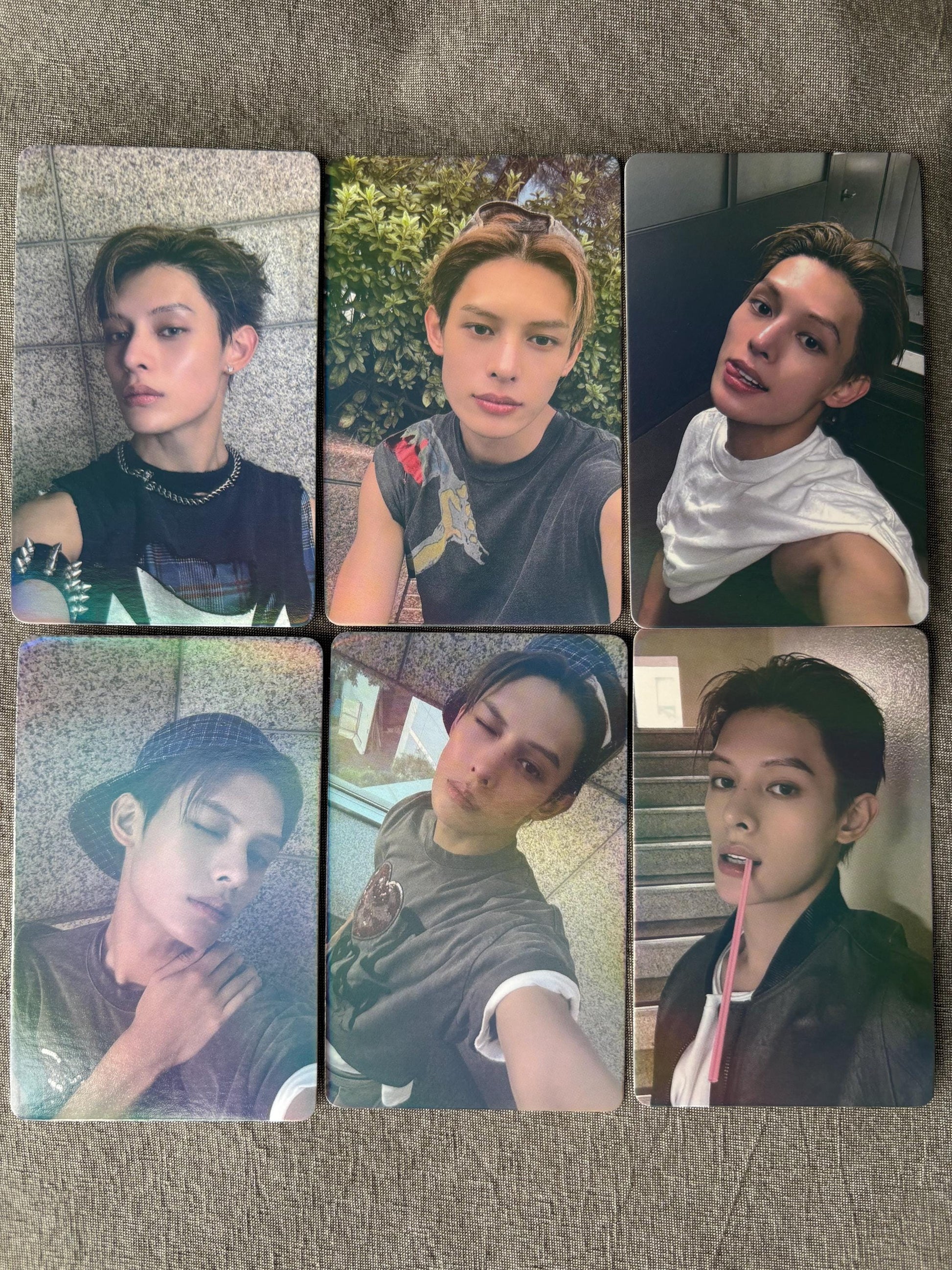 50pc/set James holographic photocards, Kpop merch lomo cards