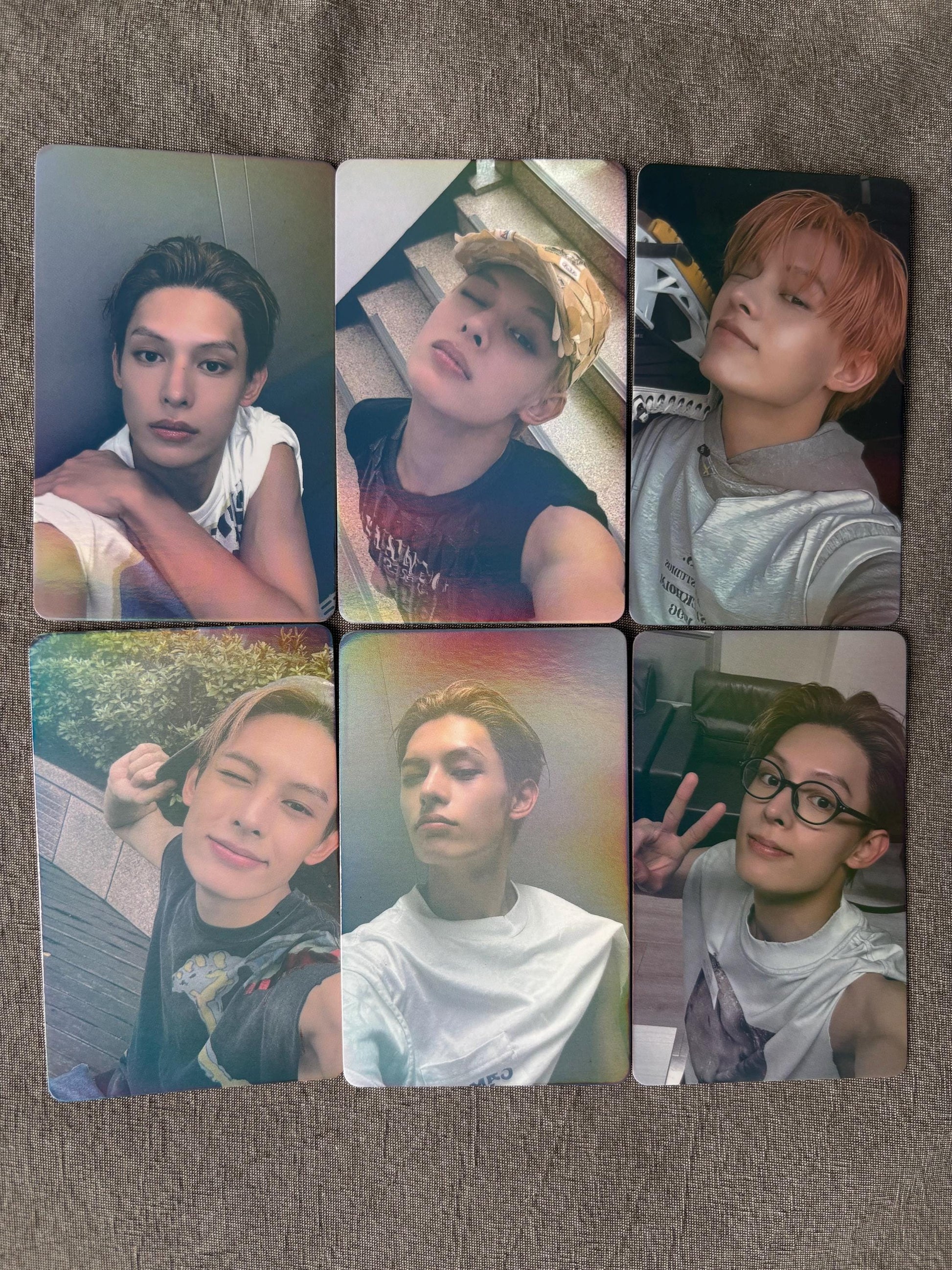 50pc/set James holographic photocards, Kpop merch lomo cards