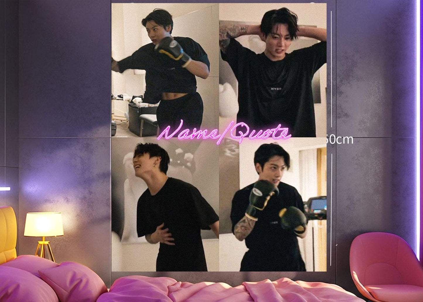 Jungkook Hanging Tapestry | Bantan Boys | Personalized Wall Art | Polyester Fabric | Ship Flag Banner