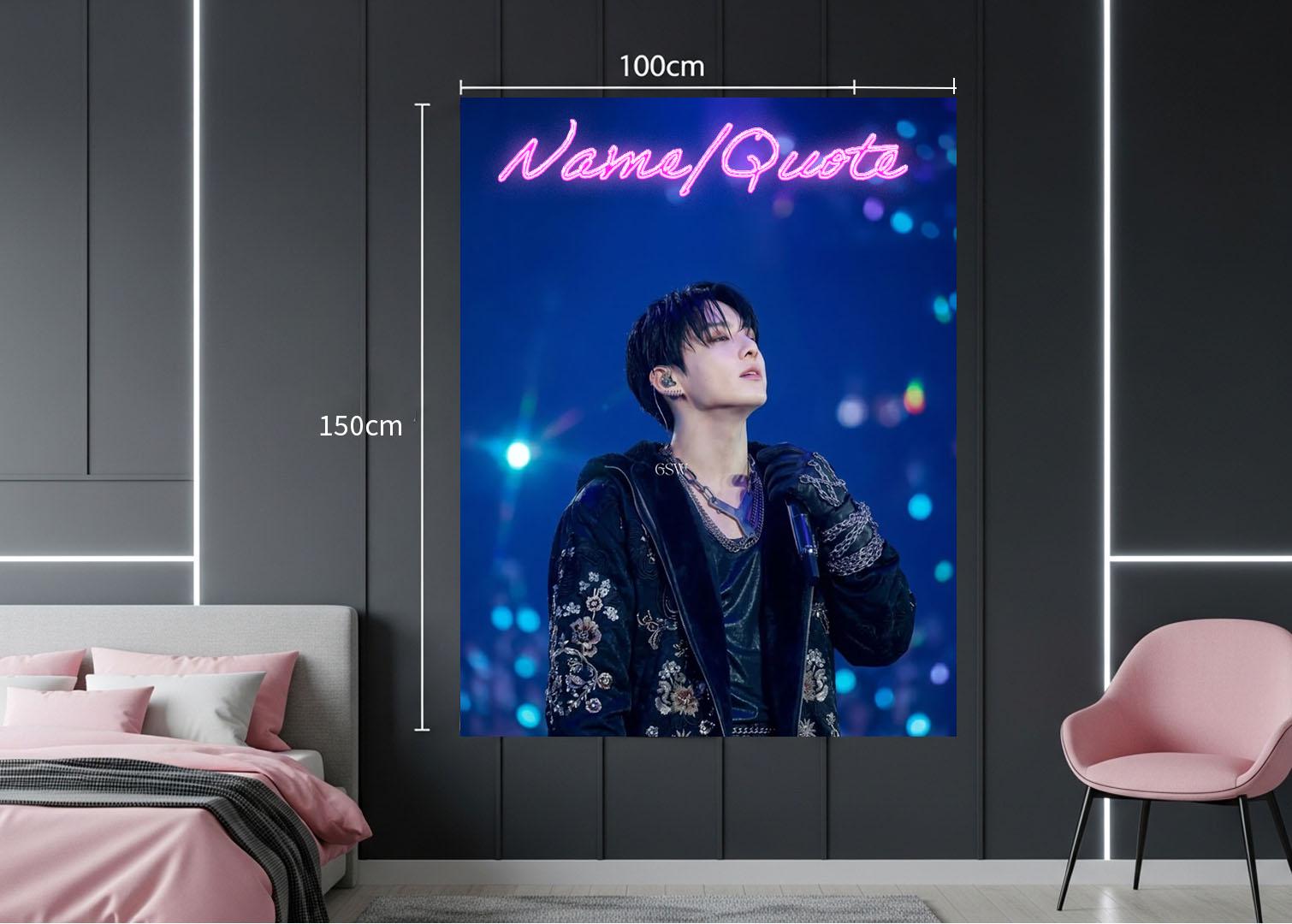 Jungkook Hanging Tapestry | Bantan Boys | Personalized Wall Art | Polyester Fabric | Ship Flag Banner