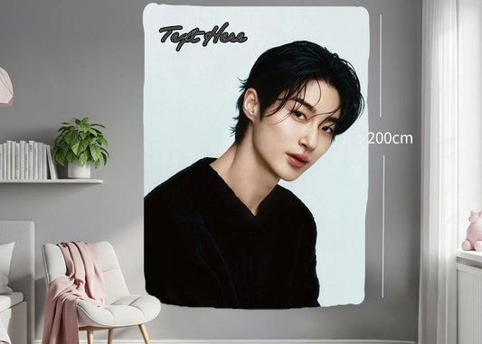 byeon woo seok Hanging Tapestry | Personalized Wall Art | Polyester Fabric | Ship Flag Banner