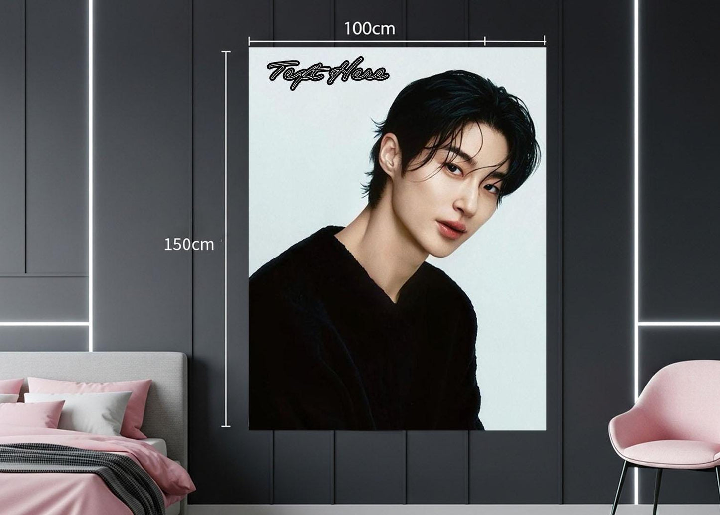 byeon woo seok Hanging Tapestry | Personalized Wall Art | Polyester Fabric | Ship Flag Banner