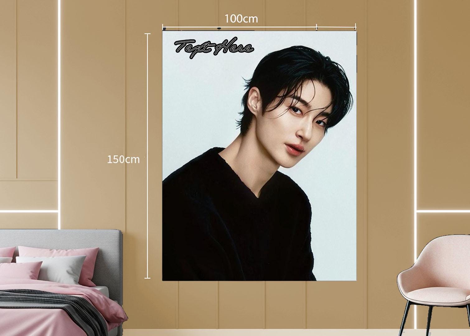 byeon woo seok Hanging Tapestry | Personalized Wall Art | Polyester Fabric | Ship Flag Banner