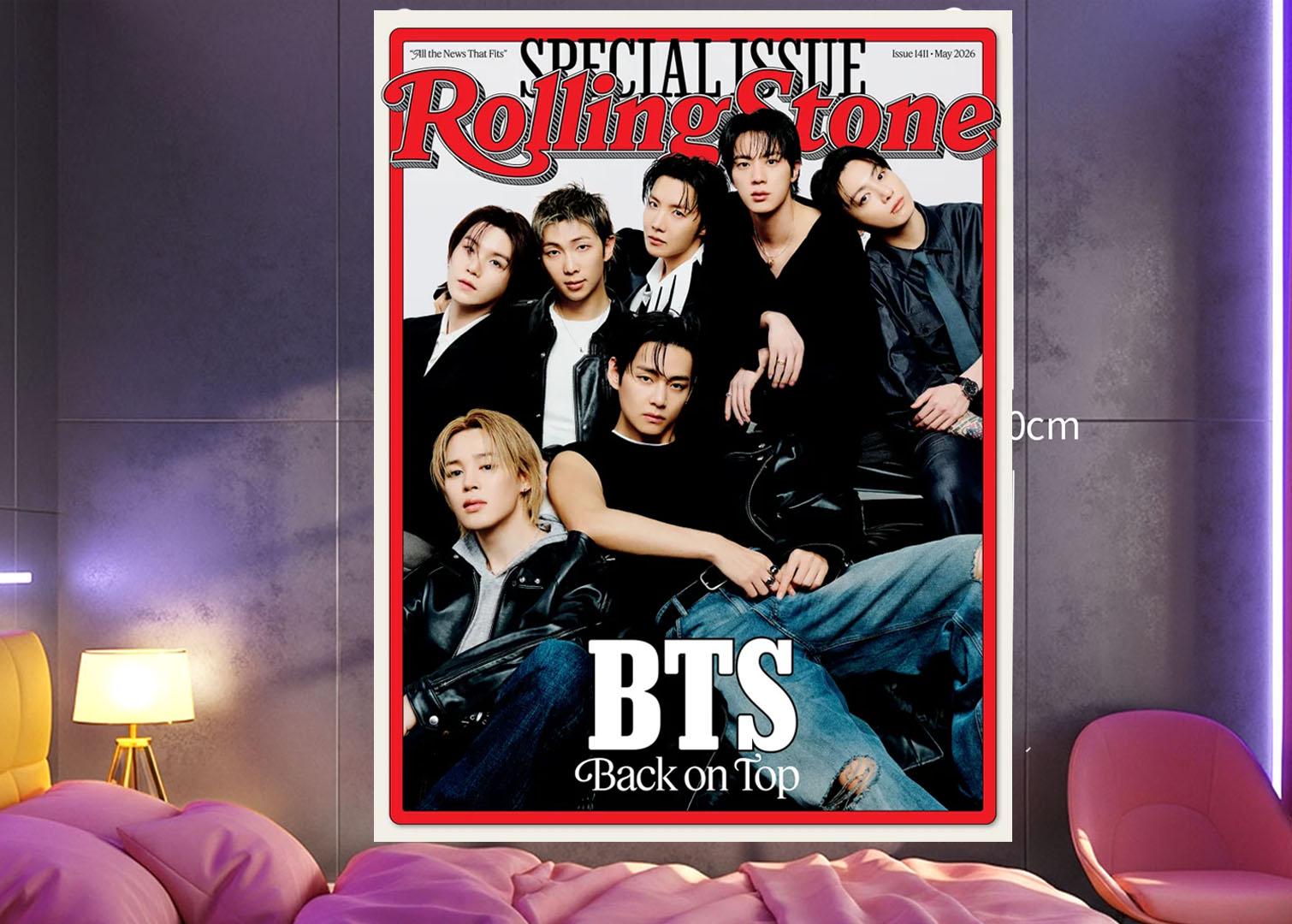 Bangtan Hanging Tapestry | Bantan Boys | Personalized Wall Art | Polyester Fabric | Ship Flag Banner
