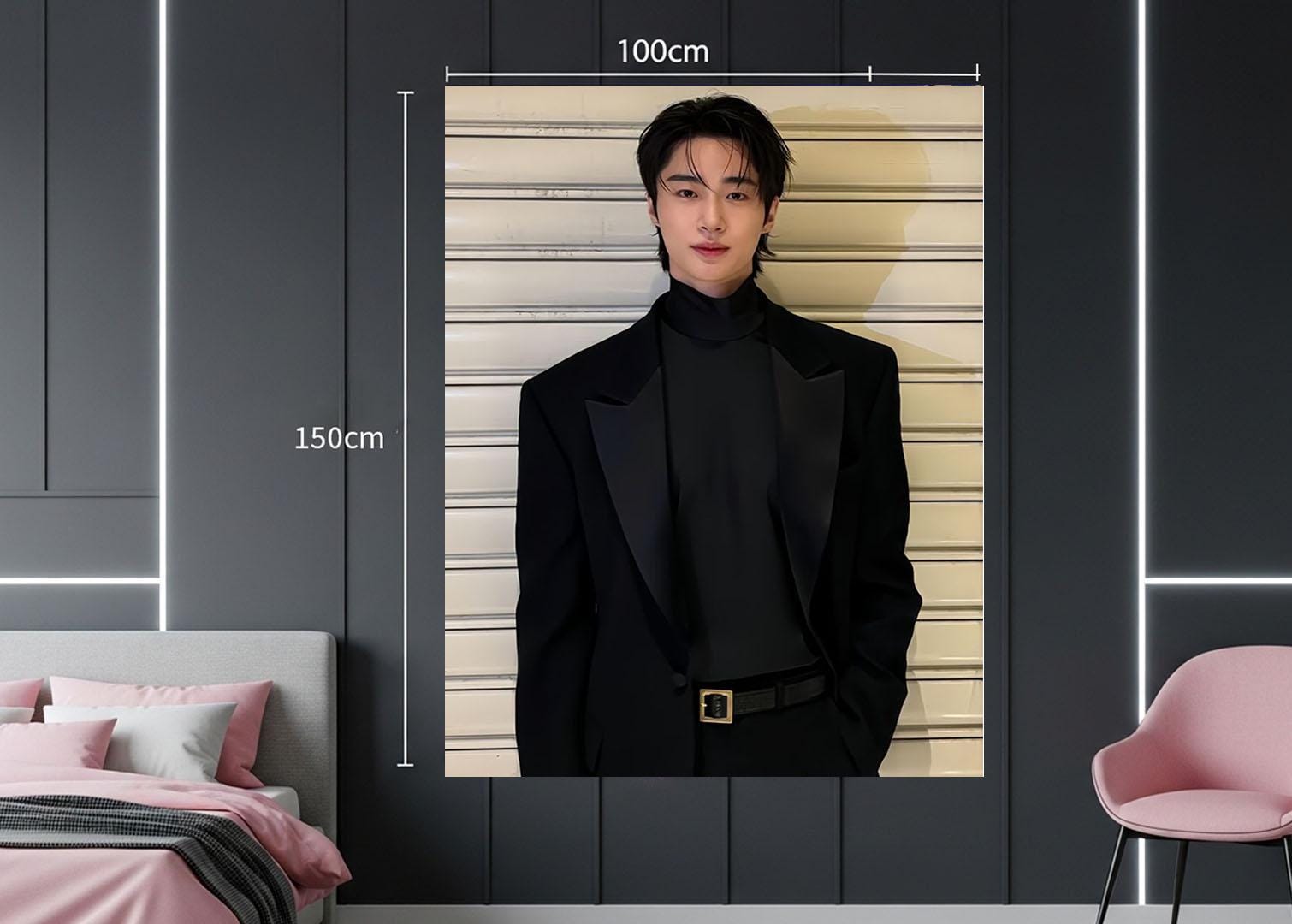byeon woo seok Hanging Tapestry | Personalized Wall Art | Polyester Fabric | Ship Flag Banner