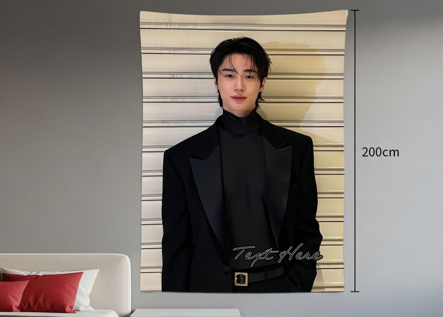 byeon woo seok Hanging Tapestry | Personalized Wall Art | Polyester Fabric | Ship Flag Banner