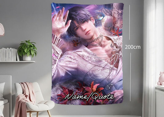 Rafayel Hanging Tapestry | Love and Deepspace | Personalized Wall Art | Polyester Fabric | Ship Flag Banner