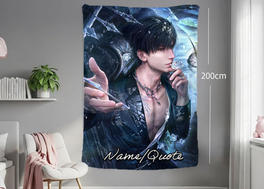 Zayne Hanging Tapestry | Love and Deepspace | Personalized Wall Art | Polyester Fabric | Ship Flag Banner