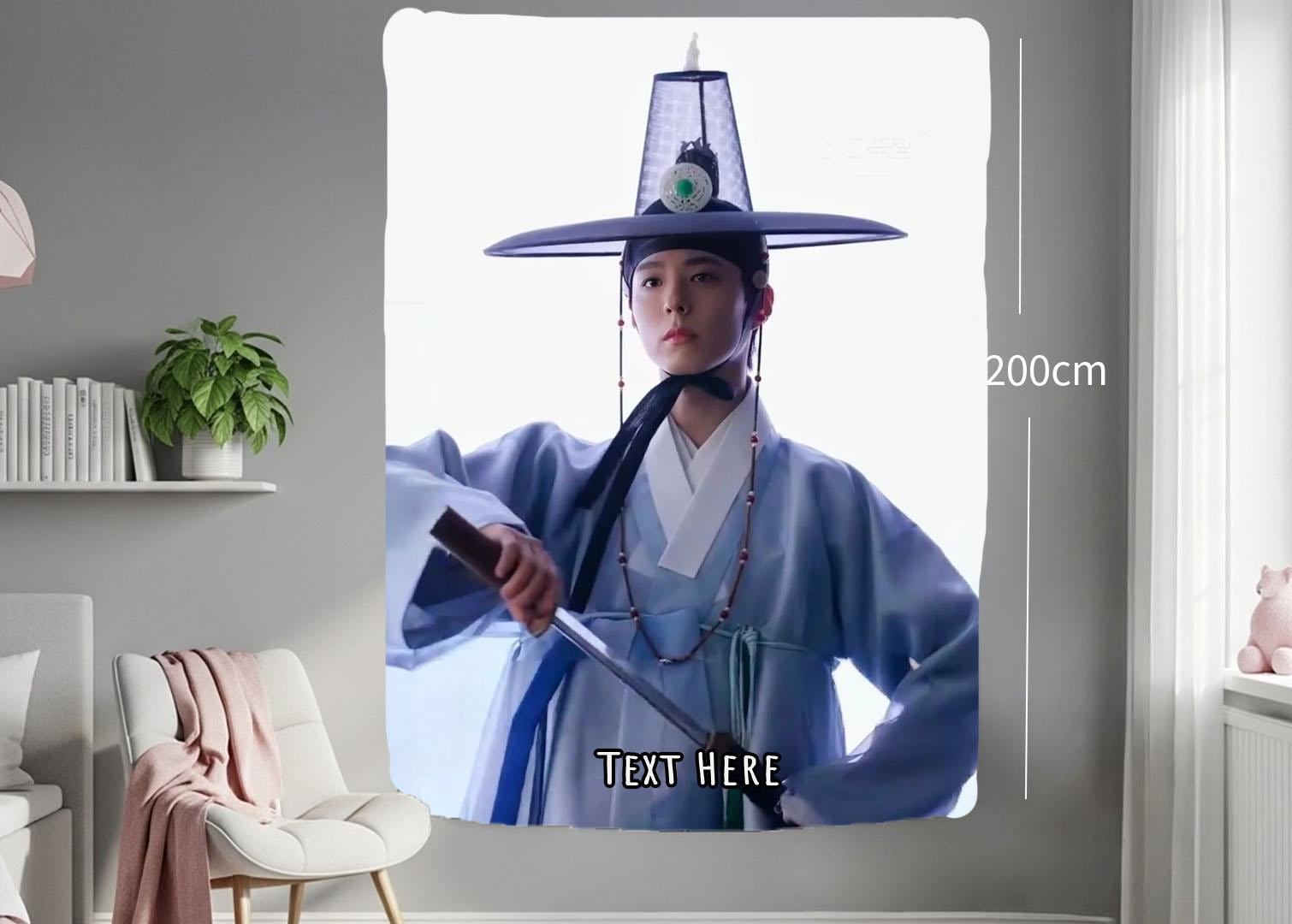 Park Bo Gum Hanging Tapestry | Personalized Wall Art | Polyester Fabric | Ship Flag Banner