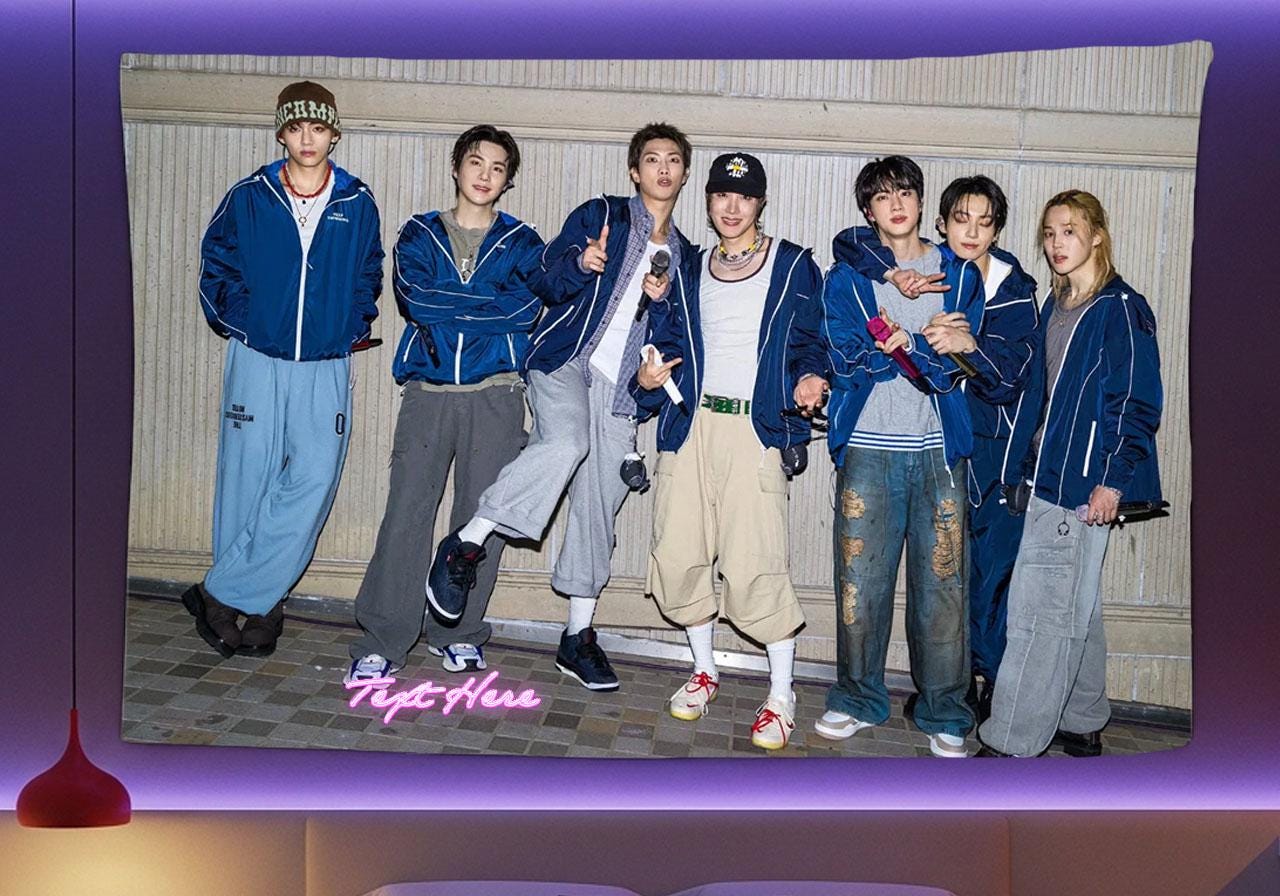 Bangtan Hanging Tapestry | Bantan Boys | Personalized Wall Art | Polyester Fabric | Ship Flag Banner