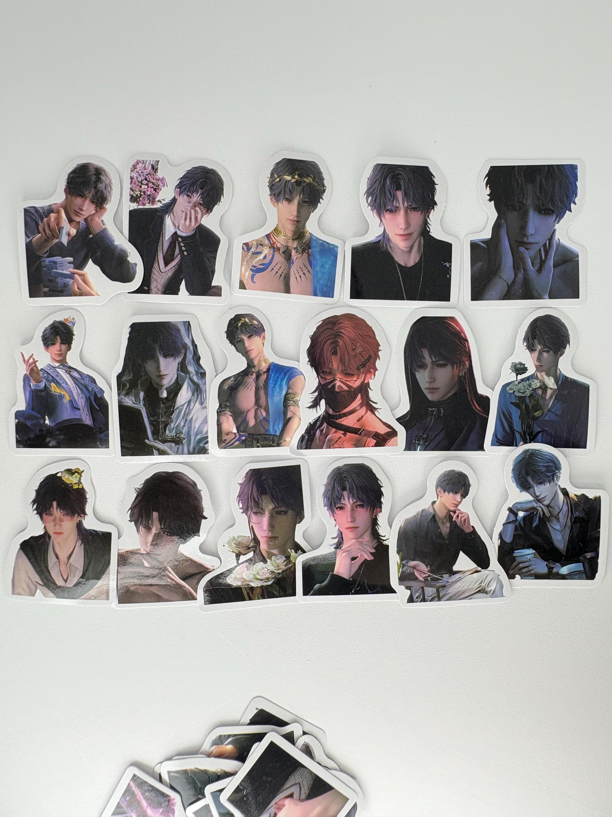 Love and Deepspace Rafayel Stickers: 100-Piece Gamer Ita Bag Set