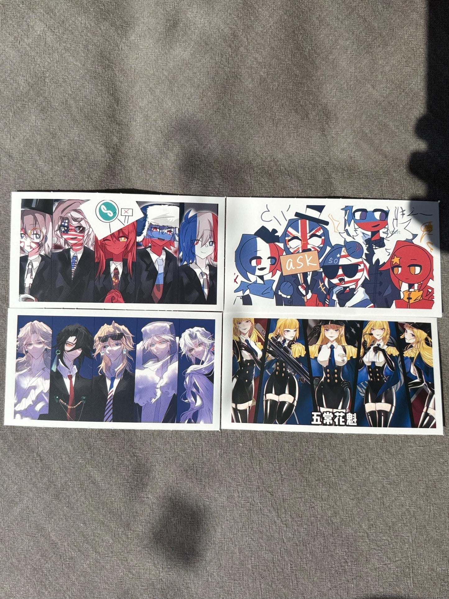 Country Human Amaze Box 120pcs+! Badges Photocards Poster Keychain Amaze Box |