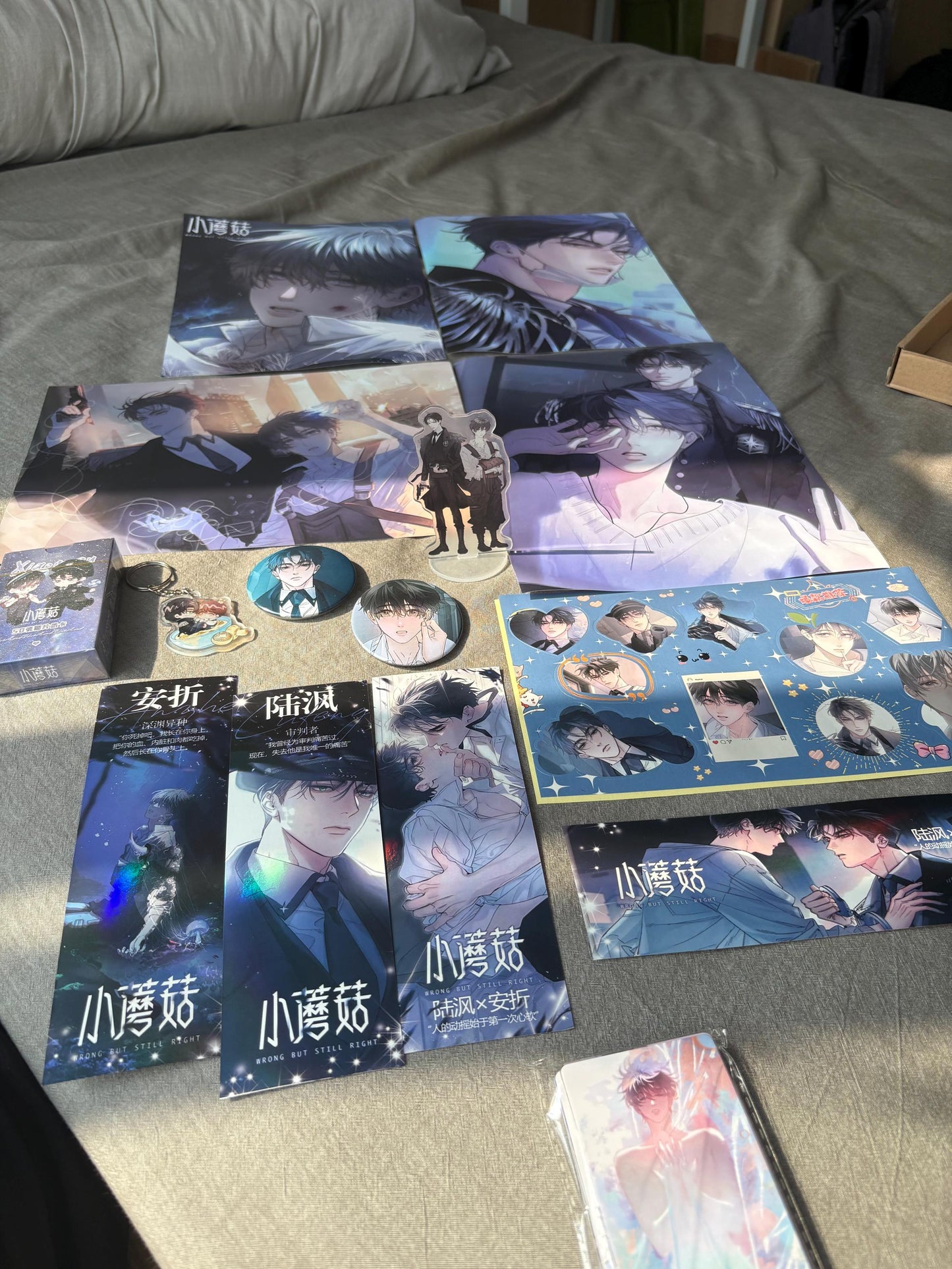 Little Mushroom Fanmade Goodies Box | 100+ pcs, Keychain, Badges, Posters, Photocards
