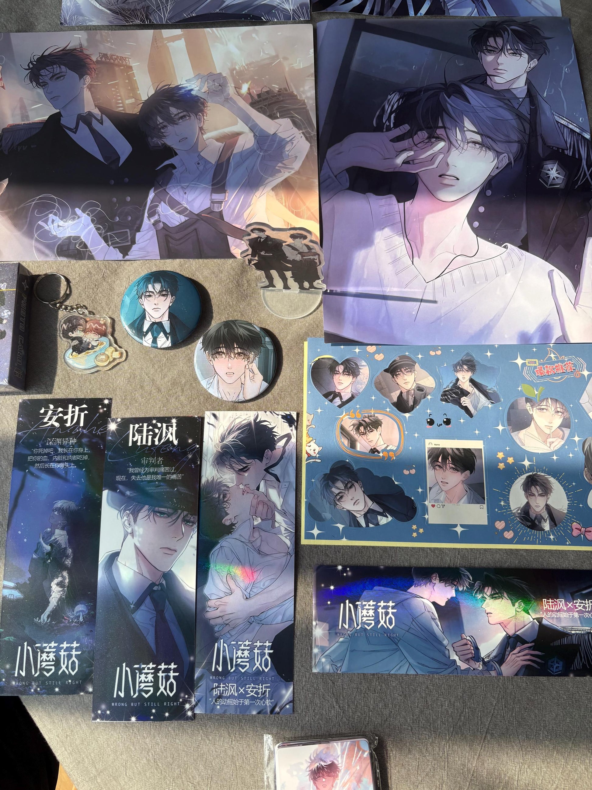 Little Mushroom Fanmade Goodies Box | 100+ pcs, Keychain, Badges, Posters, Photocards