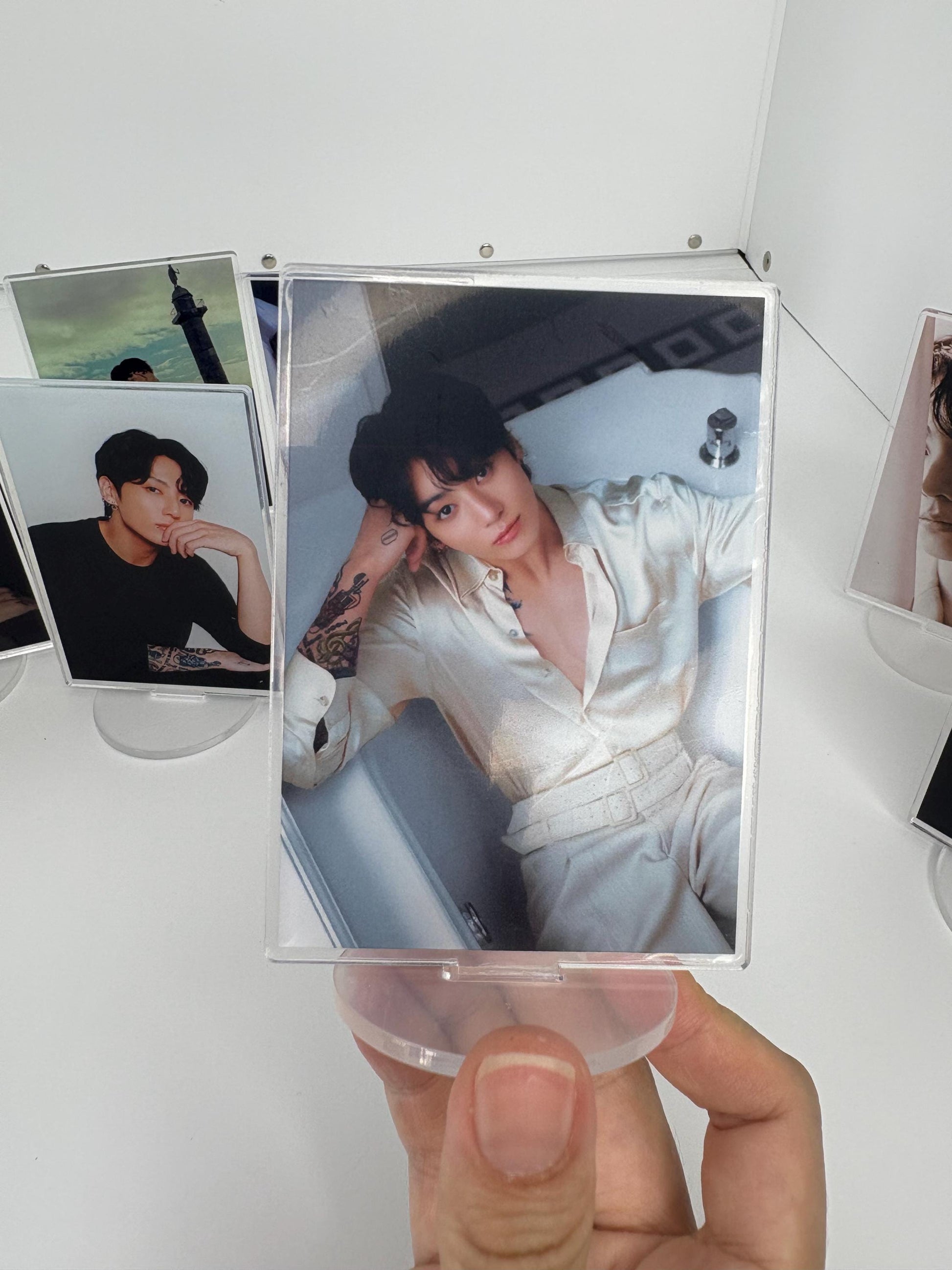 10pcs Jungkook Acrylic Standee Set: Kpop Fan Art BTS Merch