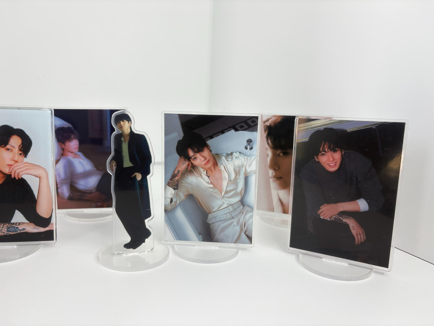 10pcs Jungkook Acrylic Standee Set: Kpop Fan Art BTS Merch