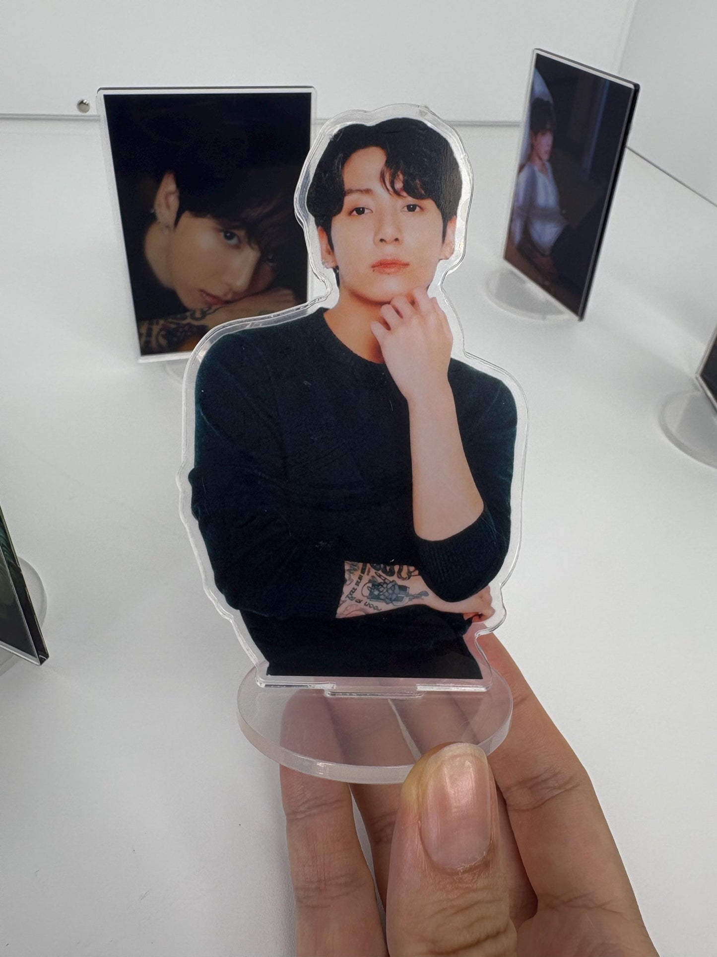 10pcs Jungkook Acrylic Standee Set: Kpop Fan Art BTS Merch